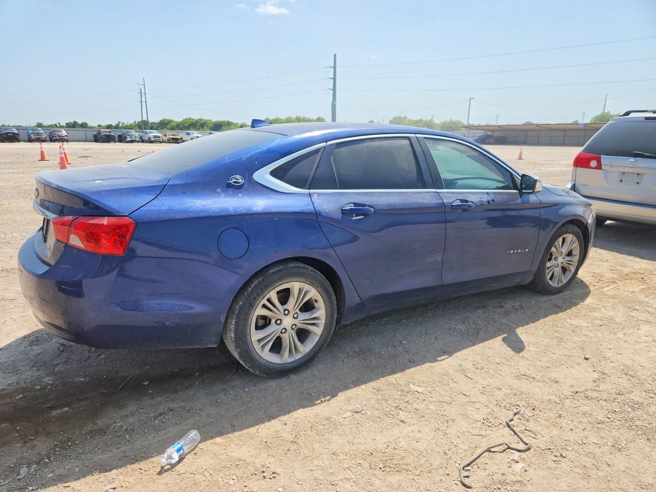 2014 Chevrolet Impala Lt Blue vin: 1G1125S36EU157236