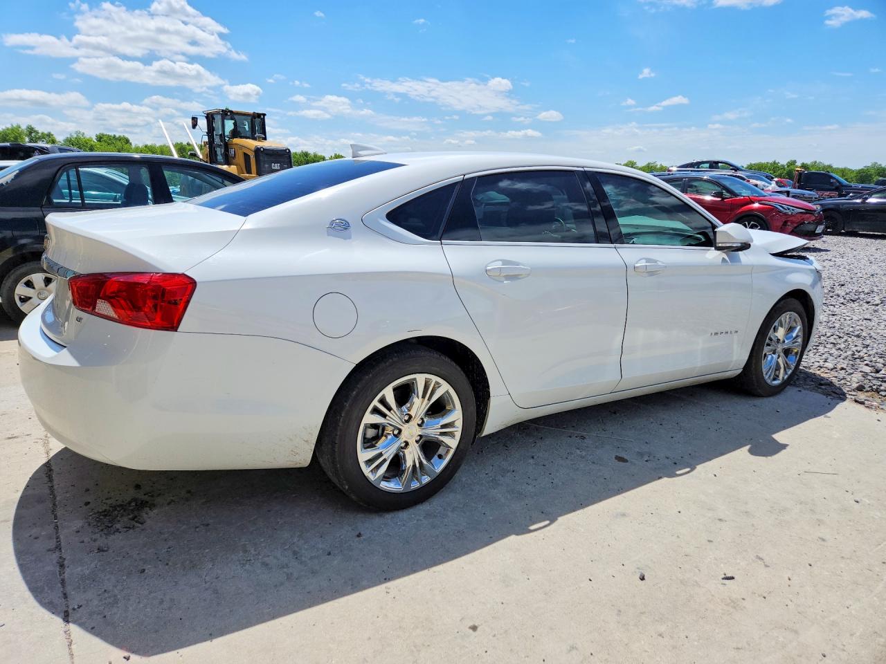 2015 Chevrolet Impala Lt White vin: 1G1125S36FU136548