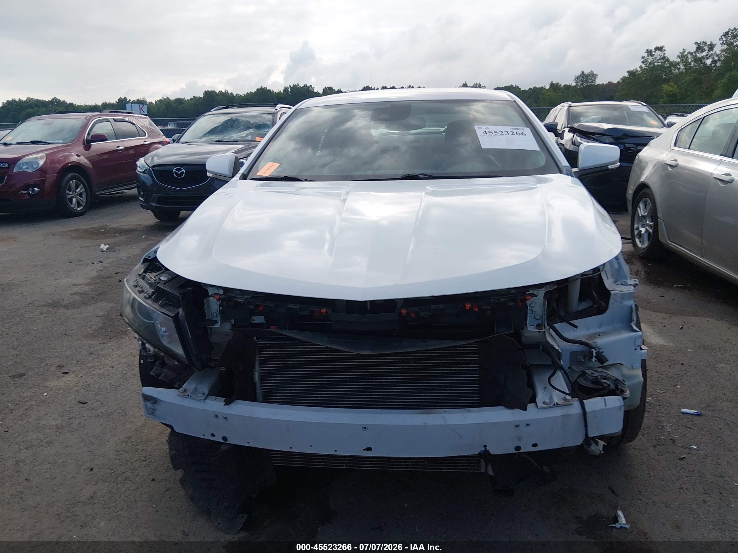 2015 Chevrolet Impala 2lt White vin: 1G1125S36FU146044