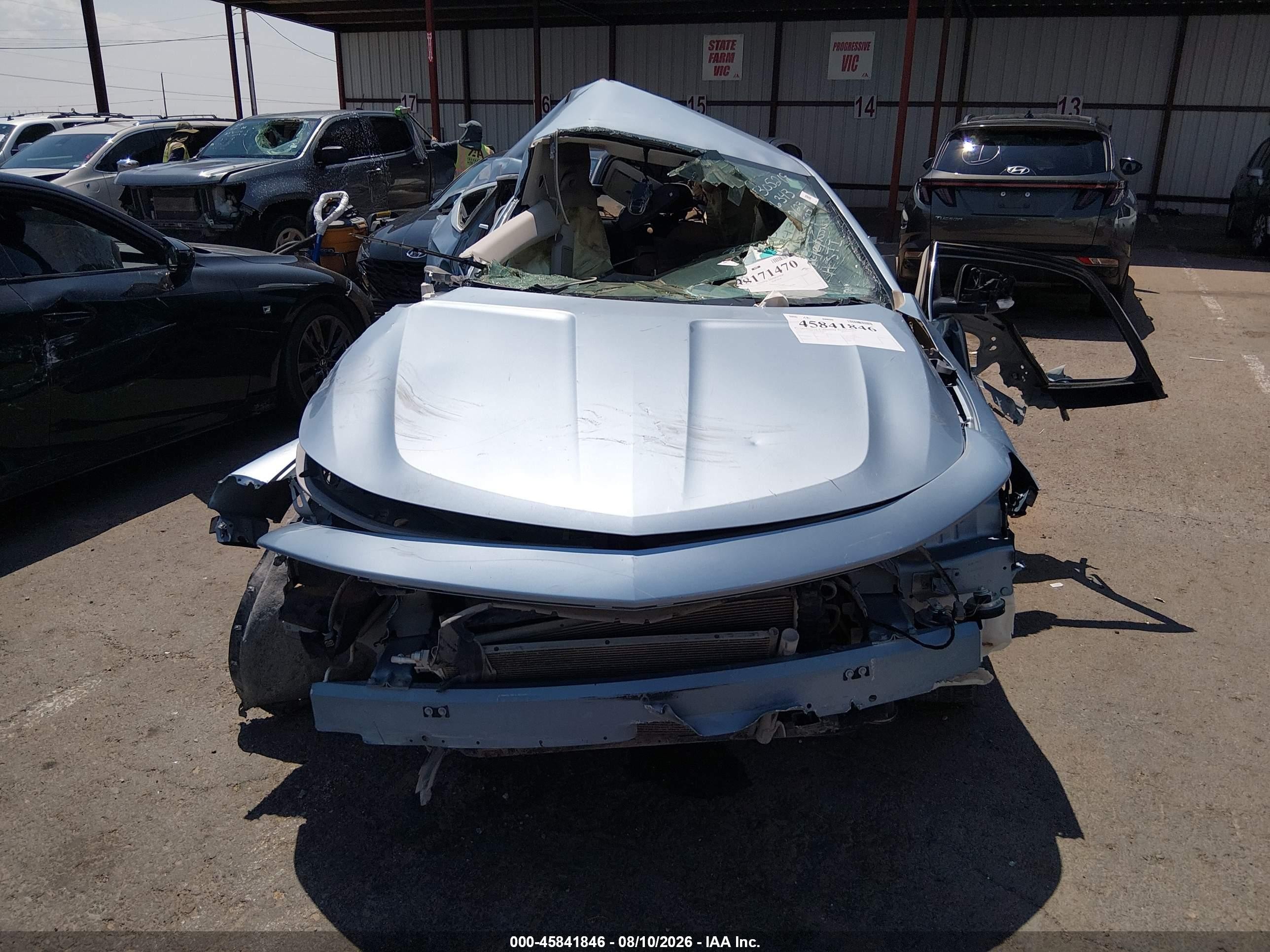 2014 Chevrolet Impala 2lt Blue vin: 1G1125S37EU101726