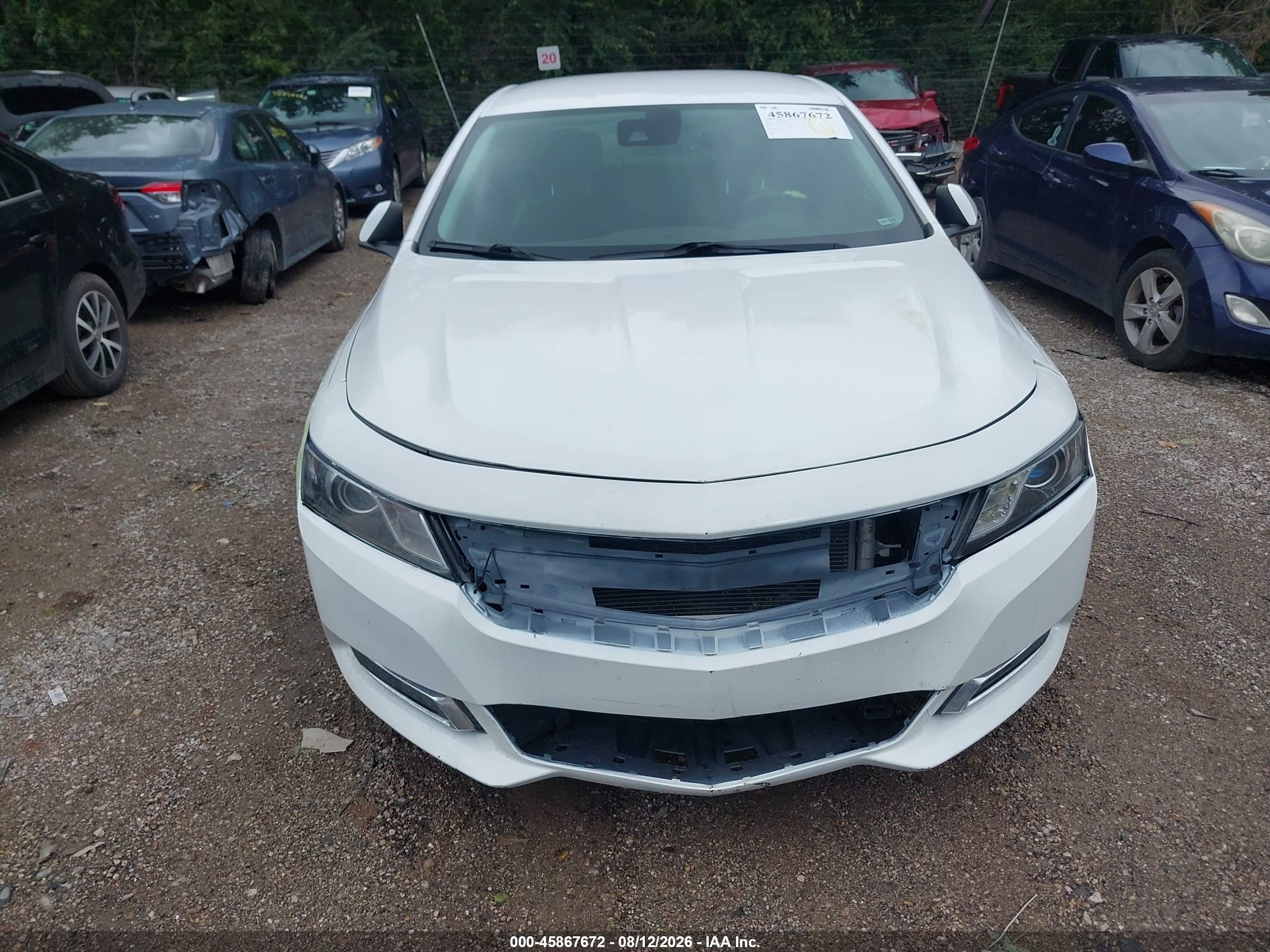2014 Chevrolet Impala 2lt White vin: 1G1125S37EU129140