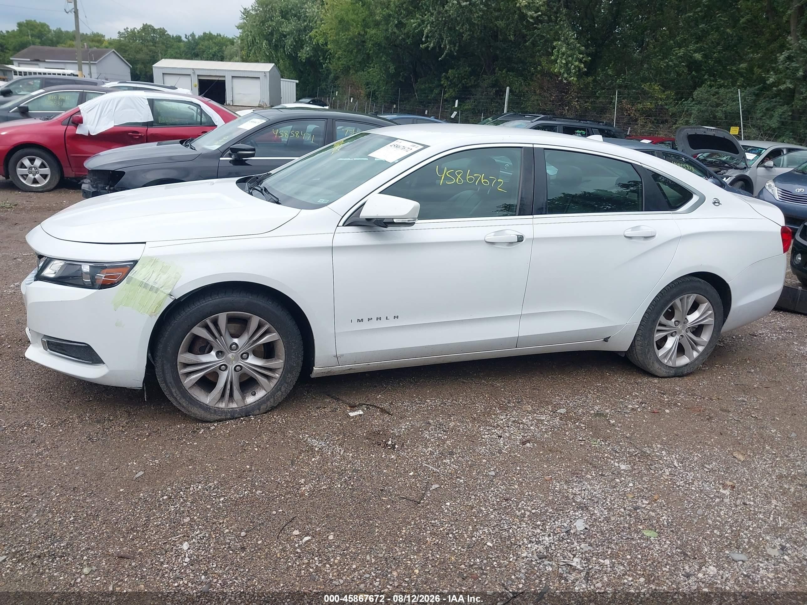 2014 Chevrolet Impala 2lt White vin: 1G1125S37EU129140