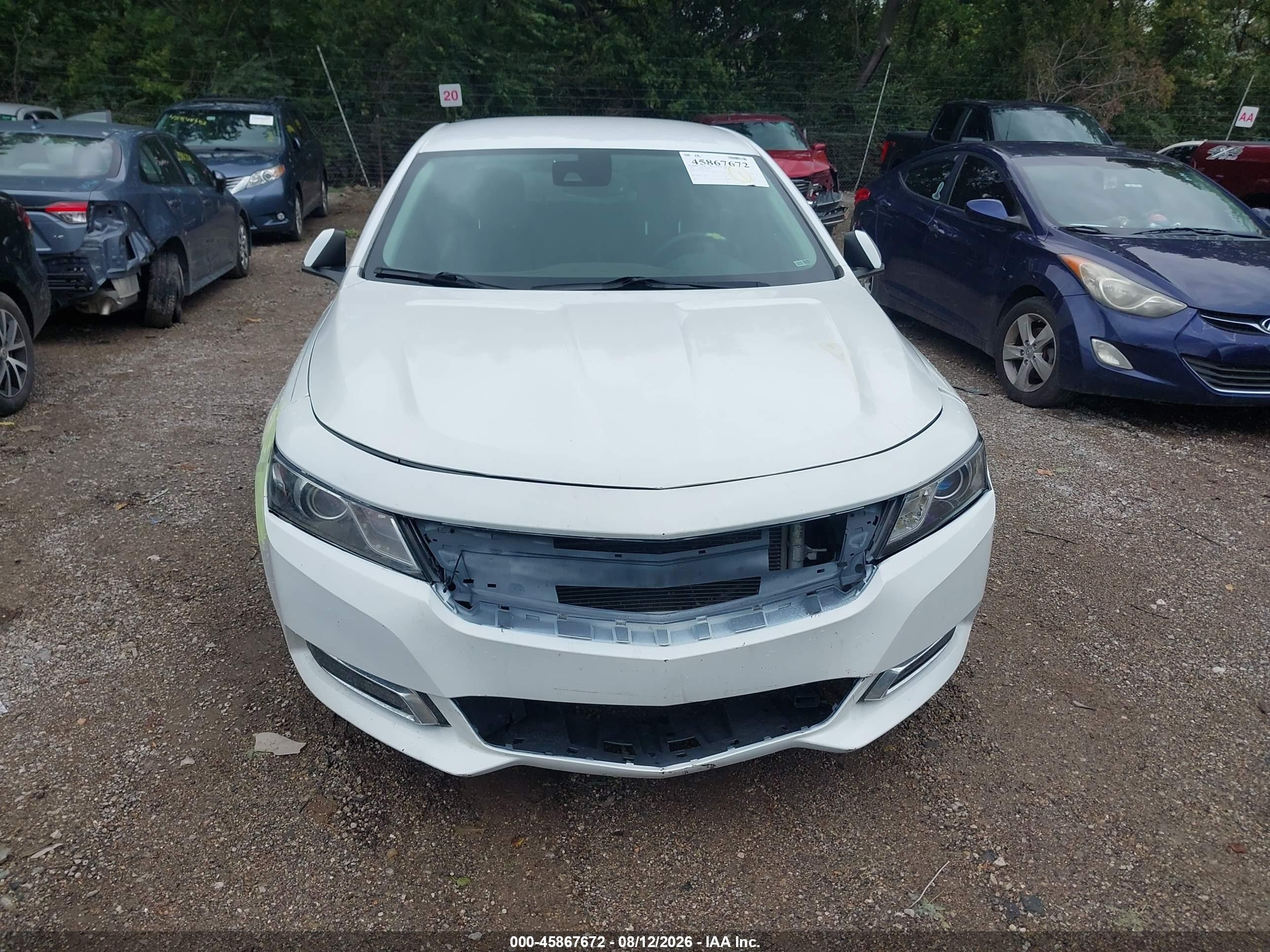 2014 Chevrolet Impala 2lt White vin: 1G1125S37EU129140