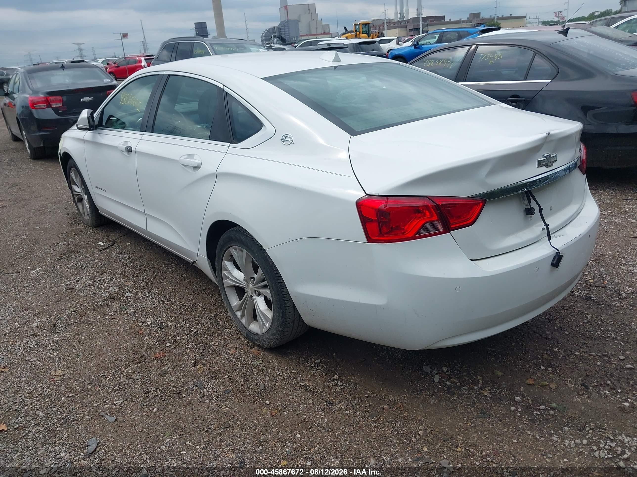 2014 Chevrolet Impala 2lt White vin: 1G1125S37EU129140