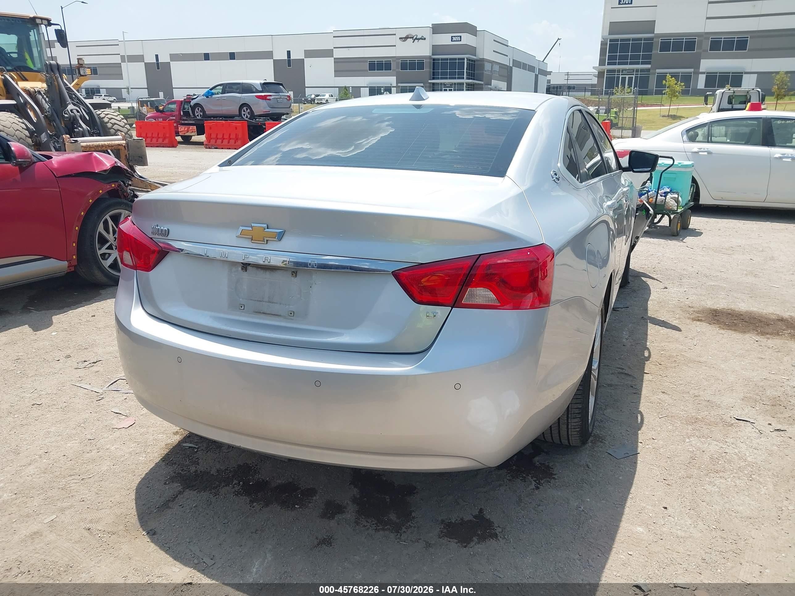 2014 Chevrolet Impala 2lt Silver vin: 1G1125S37EU131048