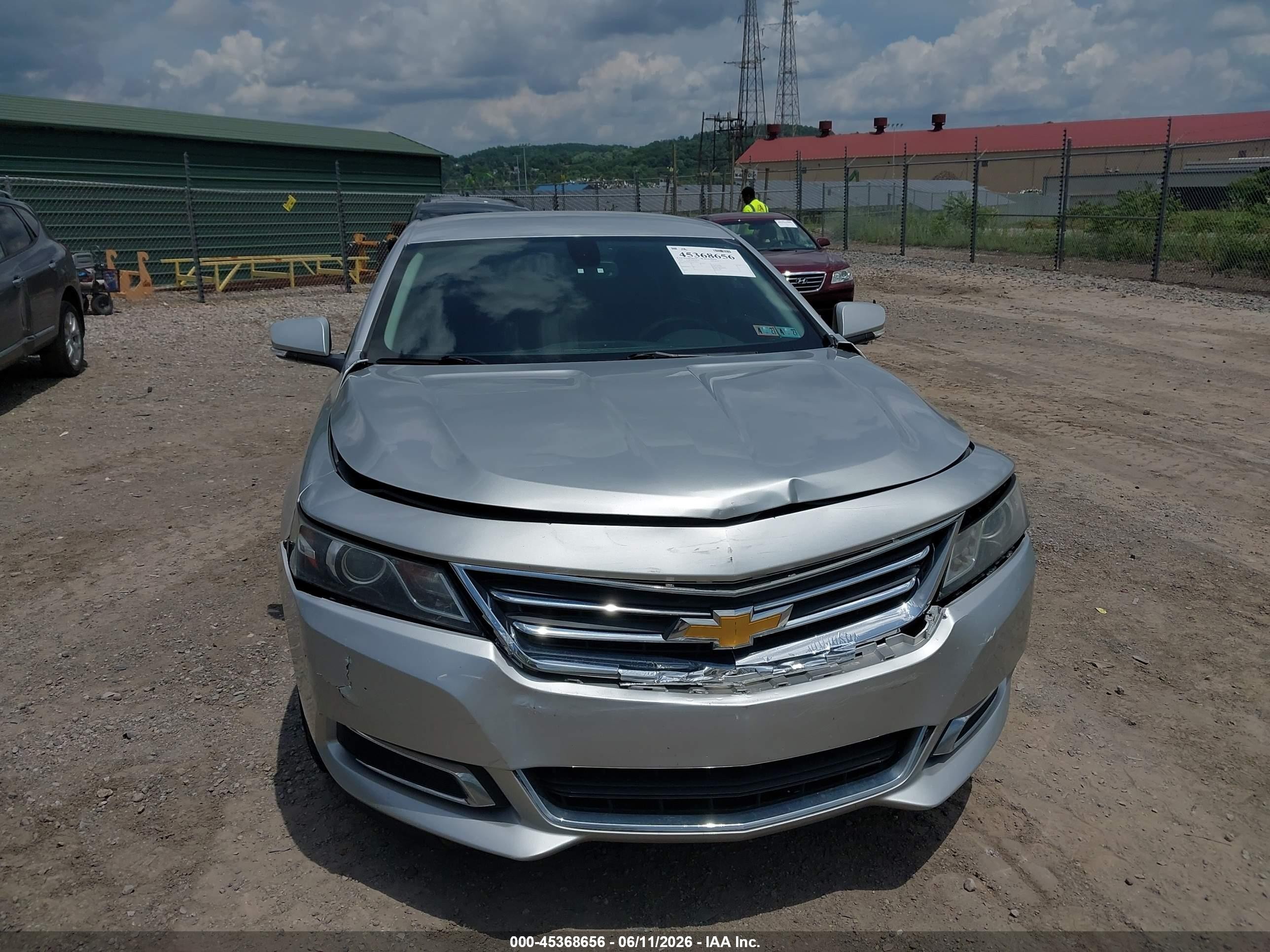 2014 Chevrolet Impala 2lt Silver vin: 1G1125S37EU132037