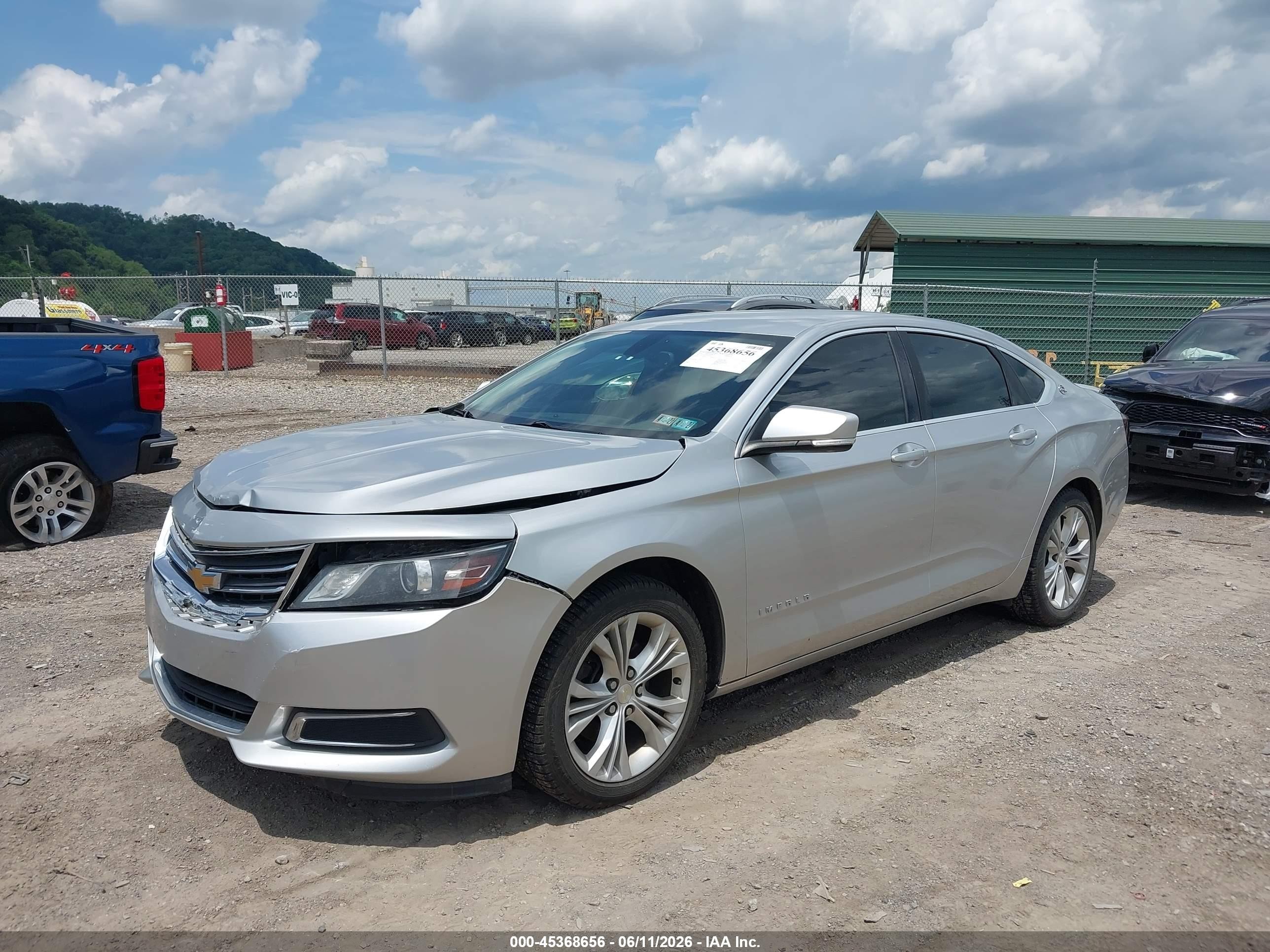2014 Chevrolet Impala 2lt Silver vin: 1G1125S37EU132037