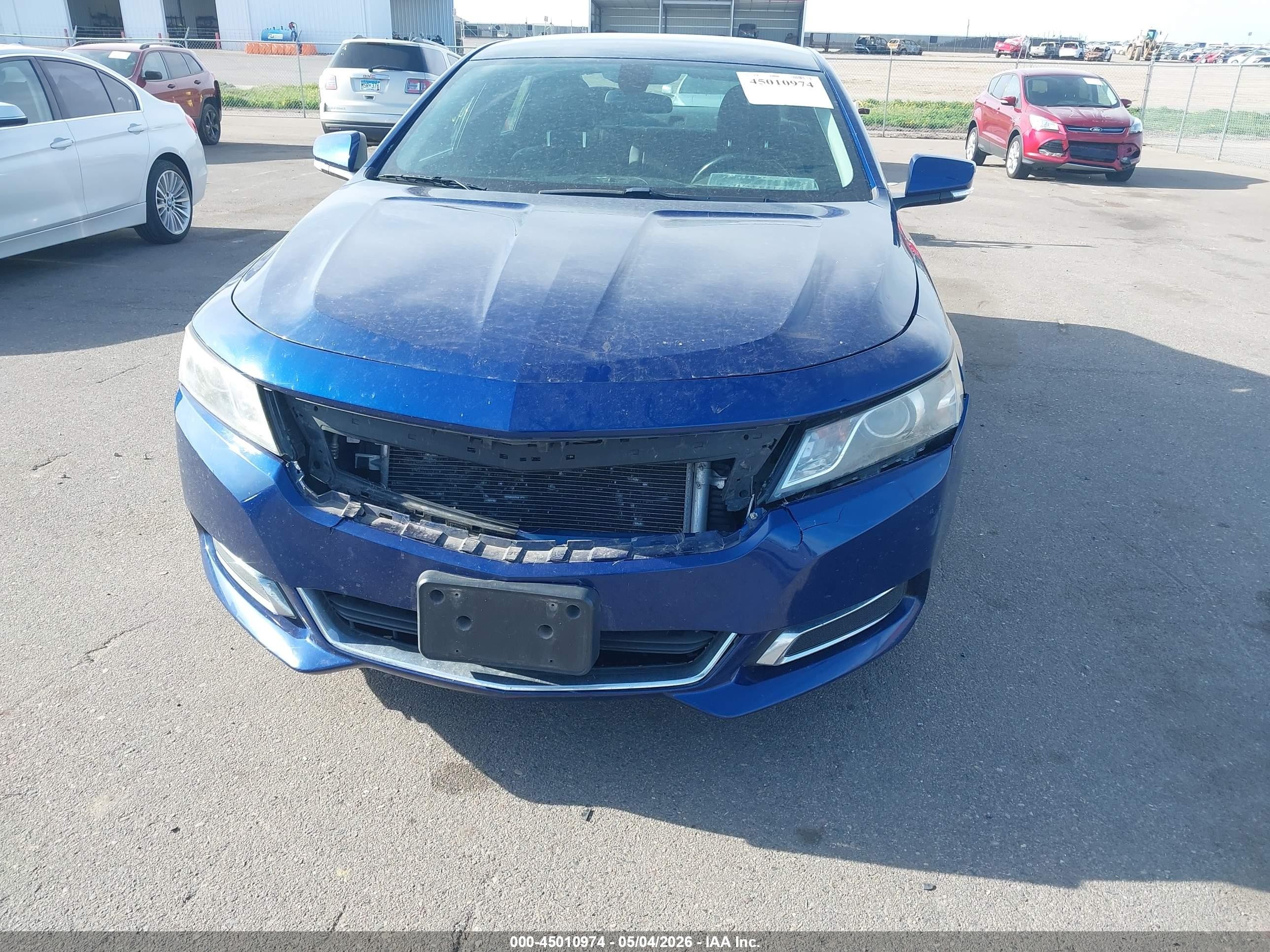 2014 Chevrolet Impala 2lt Blue vin: 1G1125S37EU146052