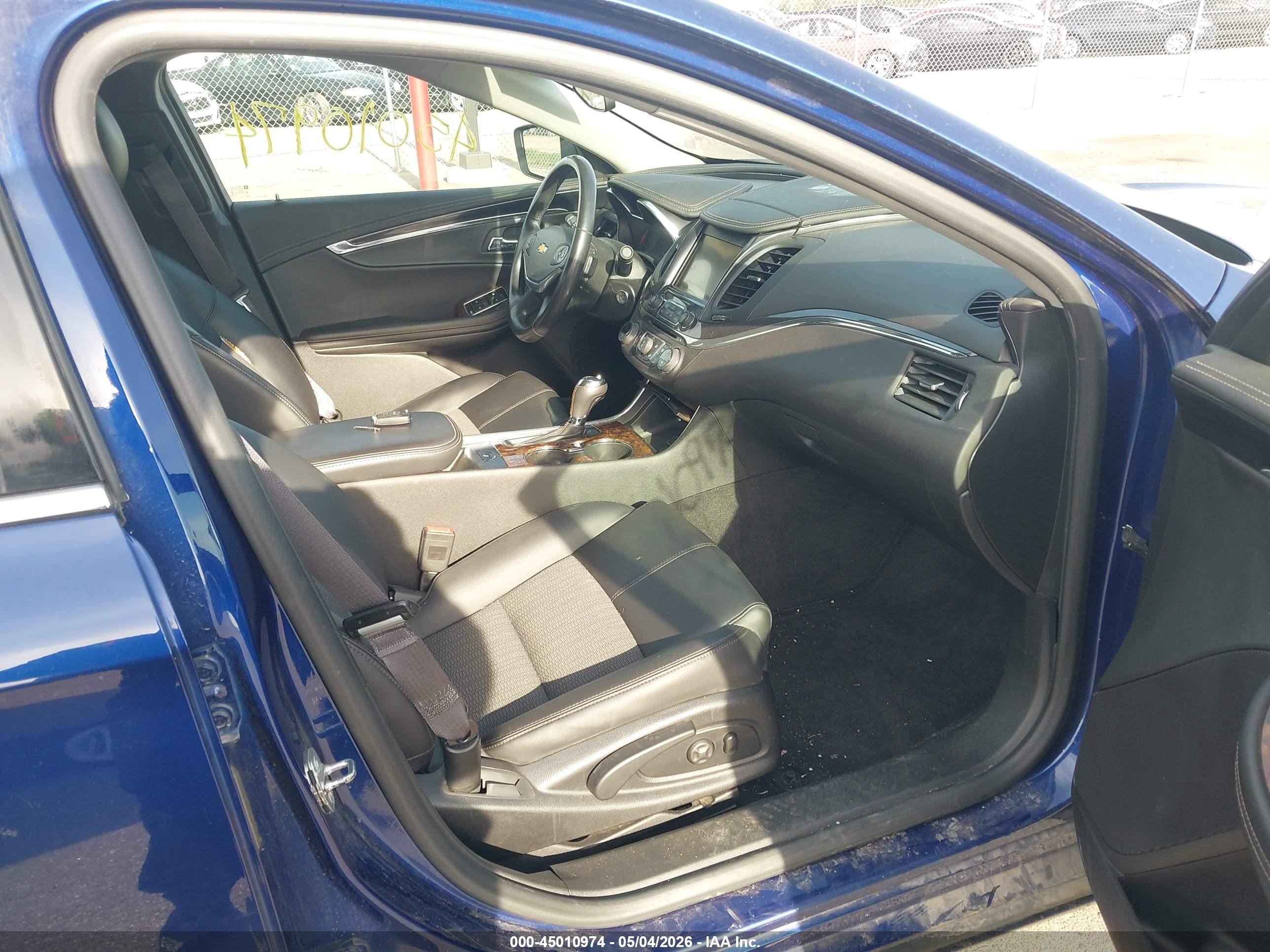 2014 Chevrolet Impala 2lt Blue vin: 1G1125S37EU146052