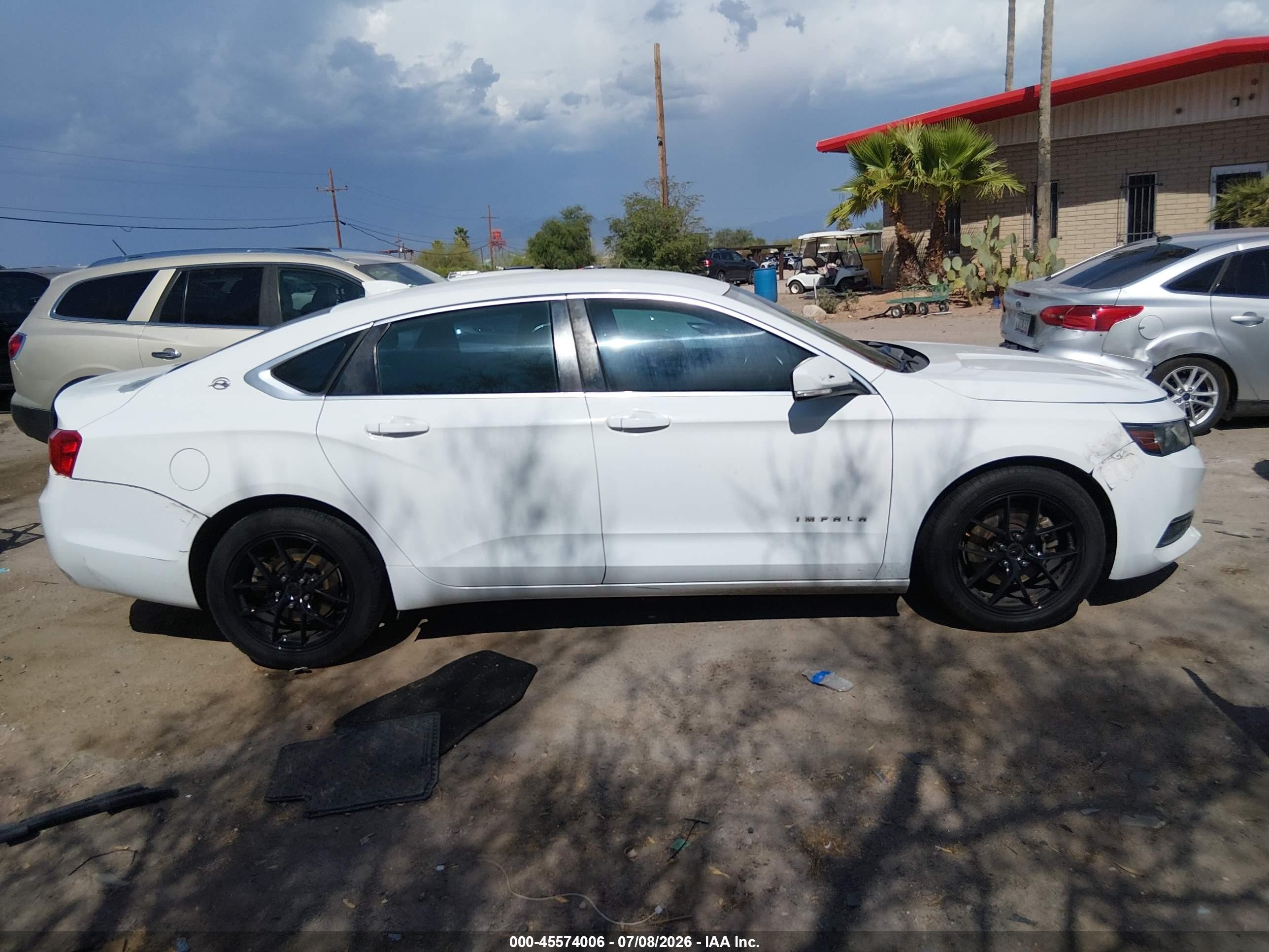 2015 Chevrolet Impala 2lt White vin: 1G1125S37FU115630