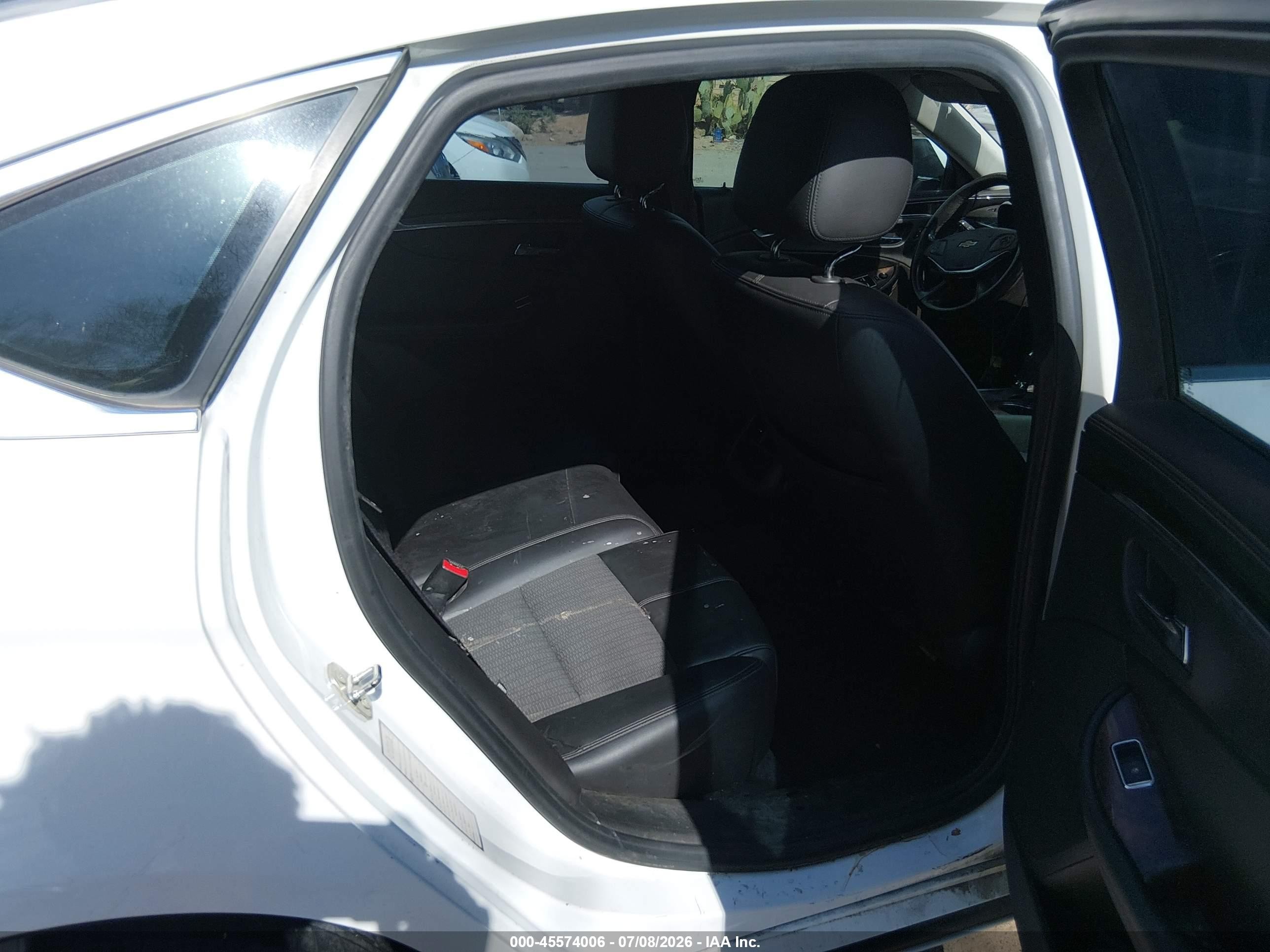 2015 Chevrolet Impala 2lt White vin: 1G1125S37FU115630