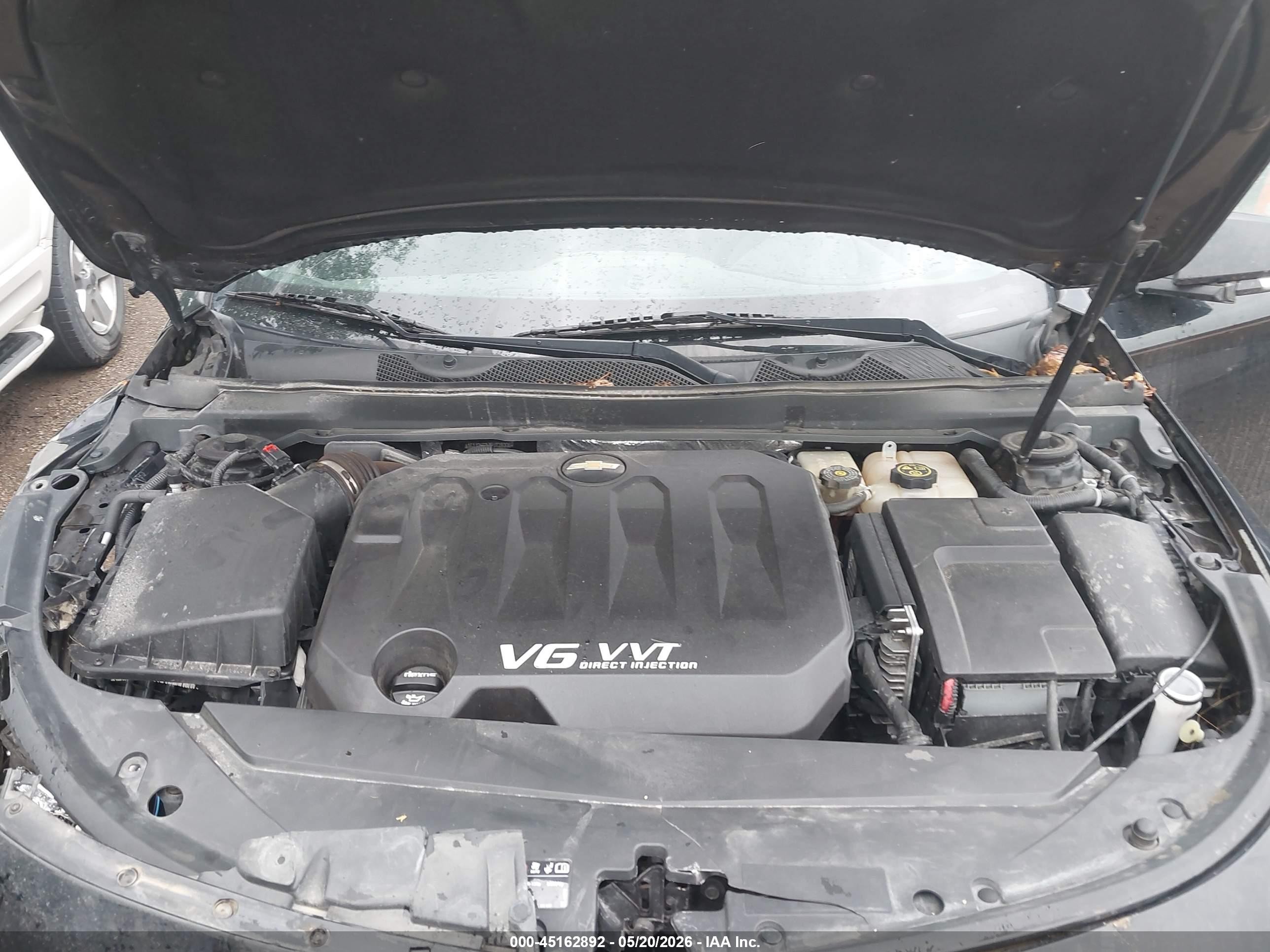 2015 Chevrolet Impala 2lt Black vin: 1G1125S37FU128006