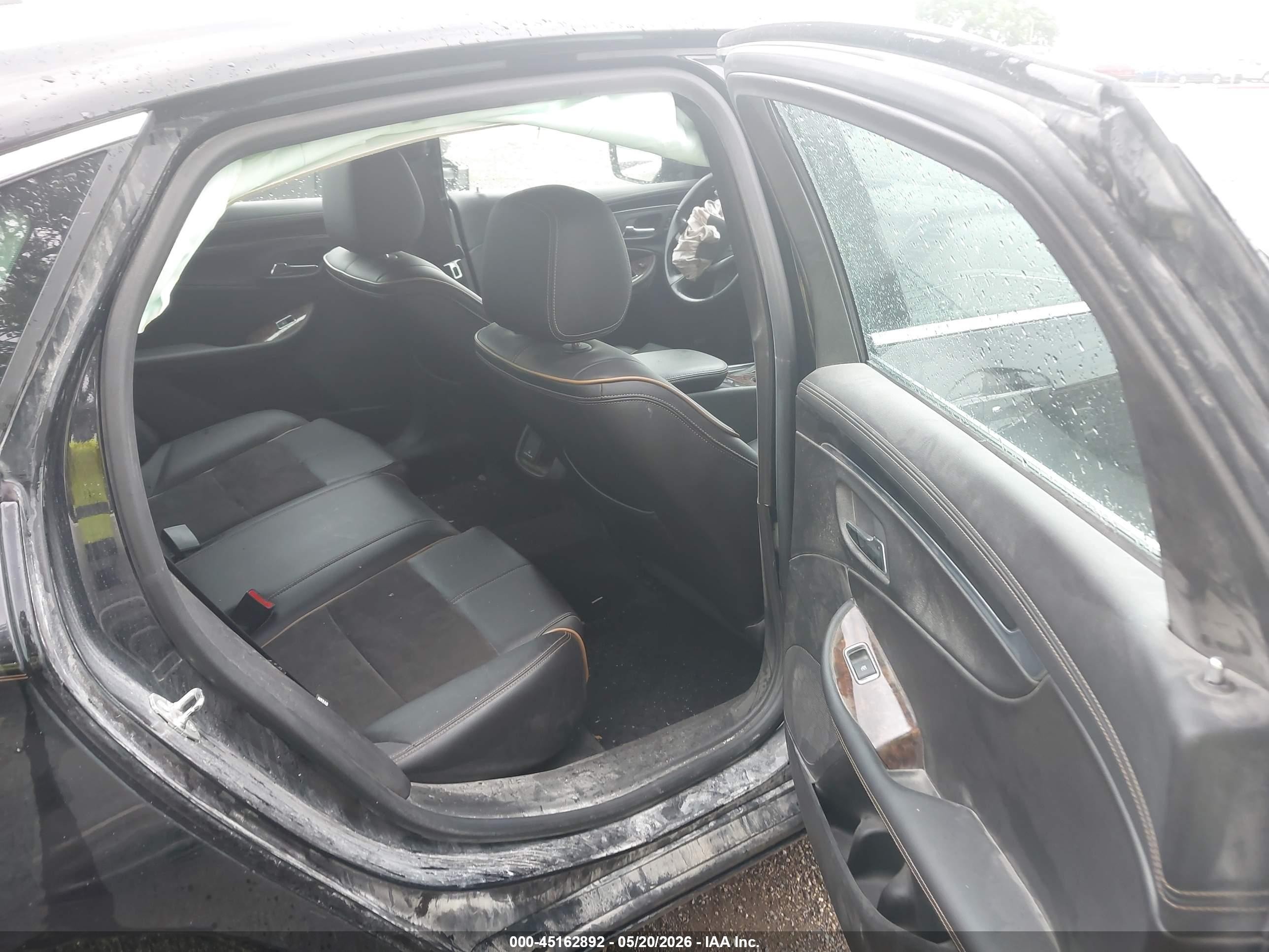 2015 Chevrolet Impala 2lt Black vin: 1G1125S37FU128006