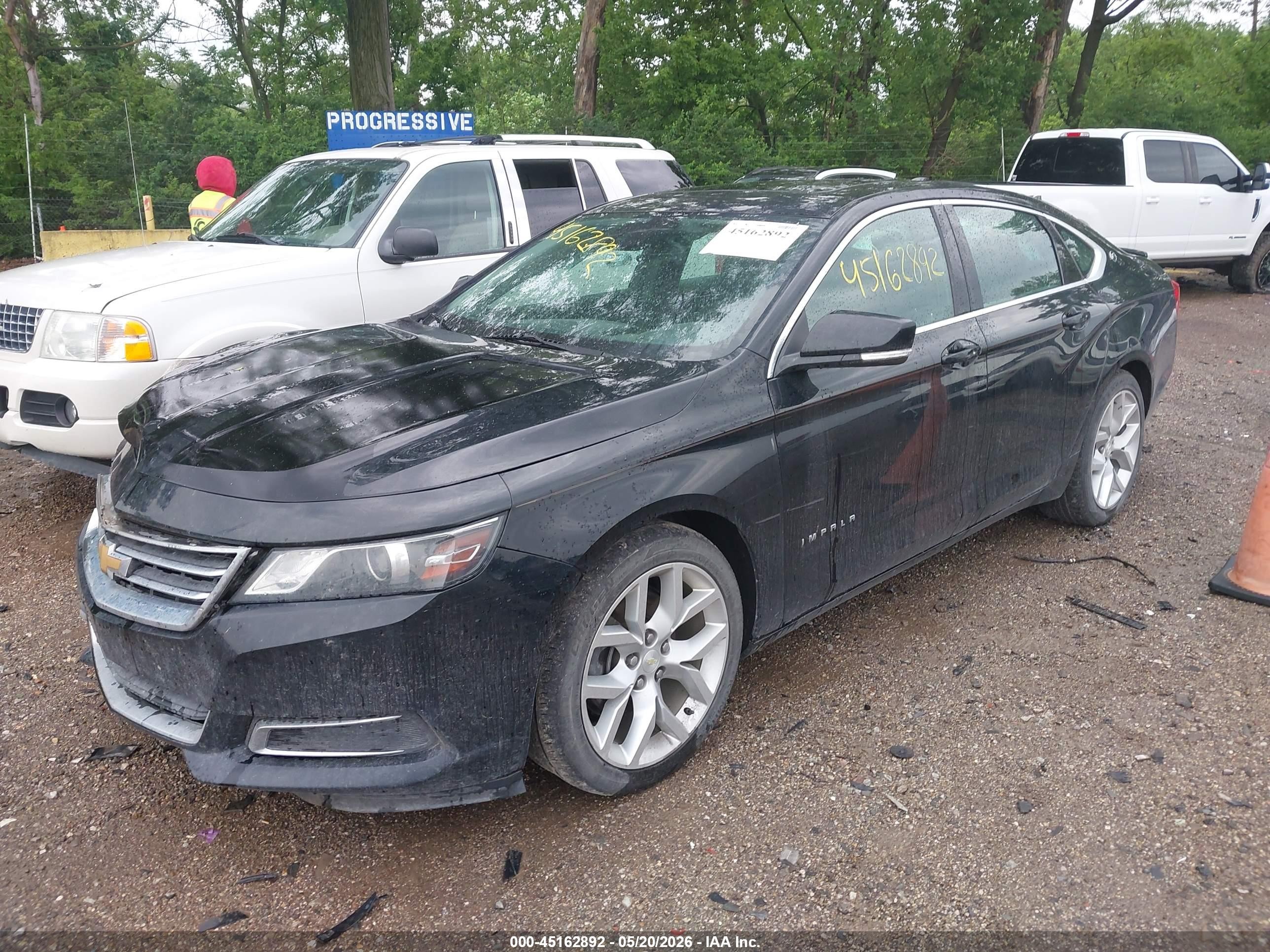 2015 Chevrolet Impala 2lt Black vin: 1G1125S37FU128006