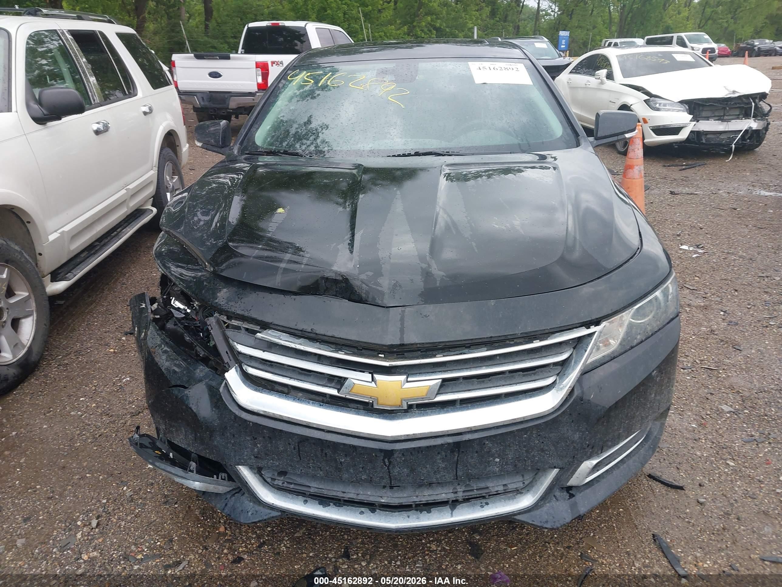 2015 Chevrolet Impala 2lt Black vin: 1G1125S37FU128006