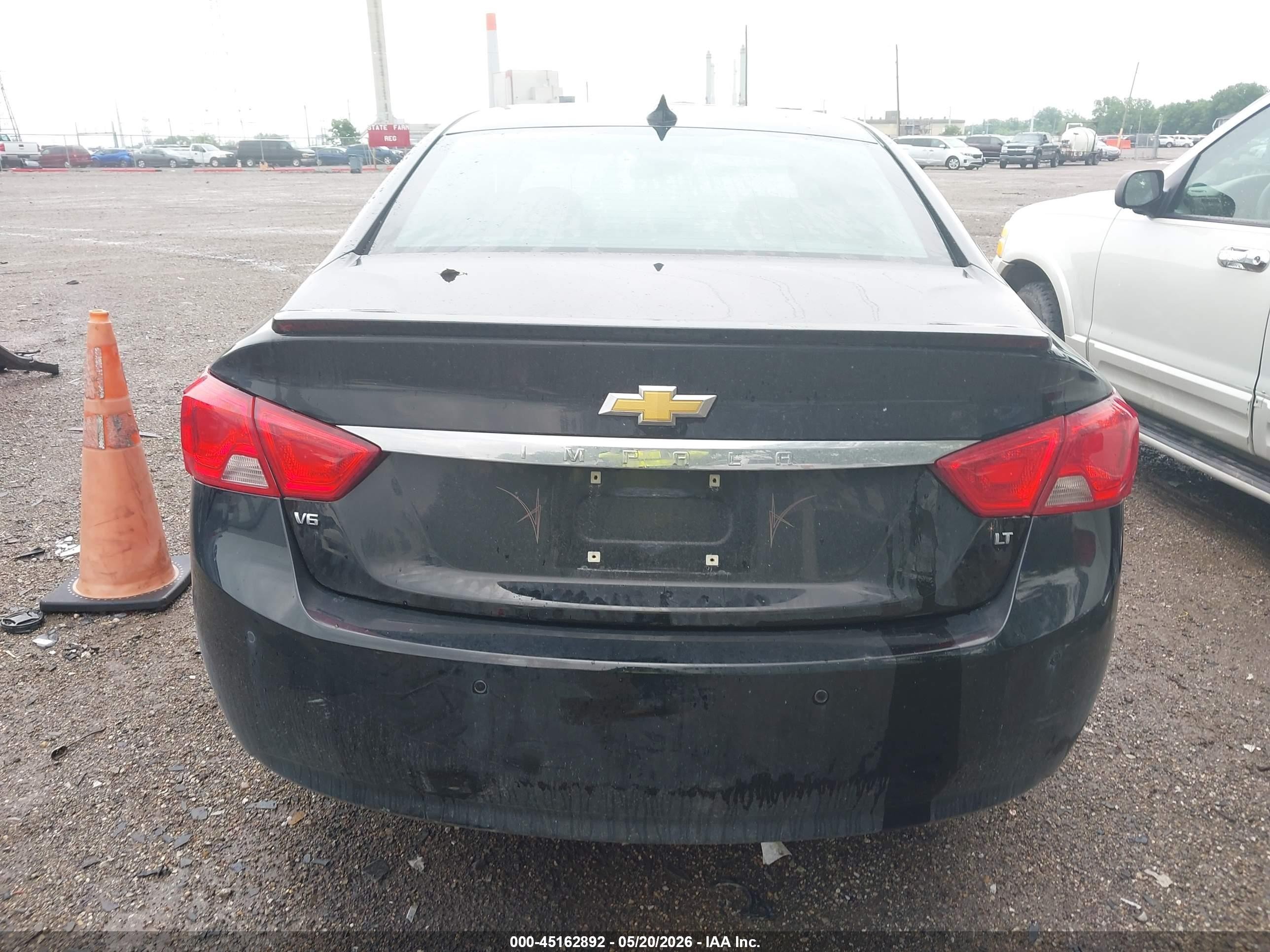 2015 Chevrolet Impala 2lt Black vin: 1G1125S37FU128006