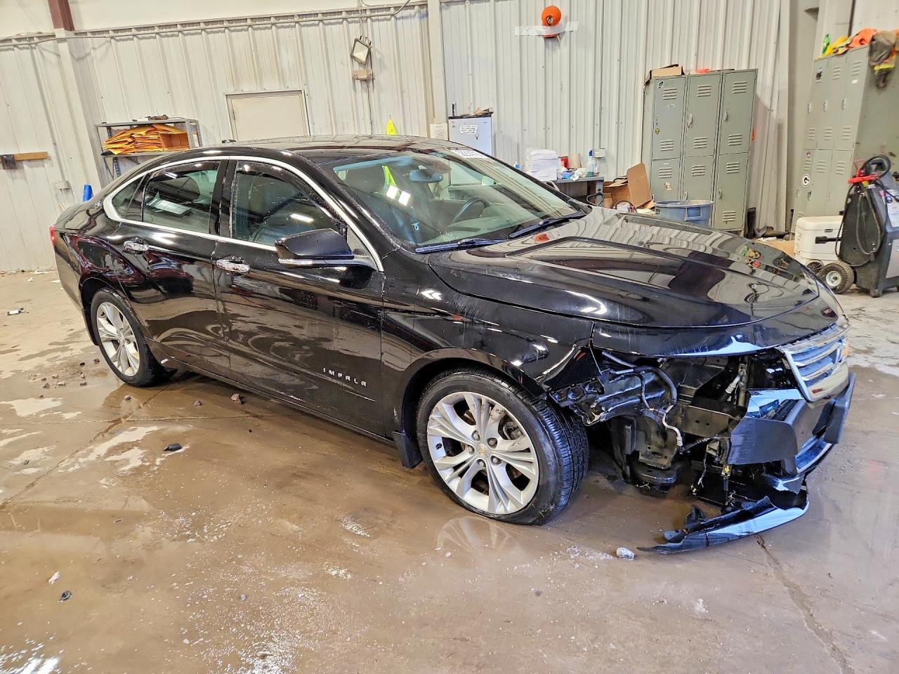 2015 Chevrolet Impala Lt Black vin: 1G1125S37FU145498