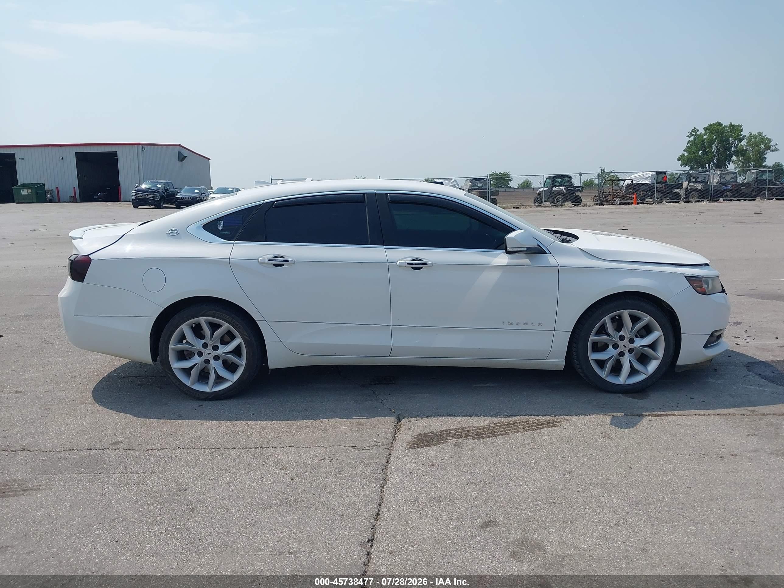 2014 Chevrolet Impala 2lt White vin: 1G1125S38EU100133