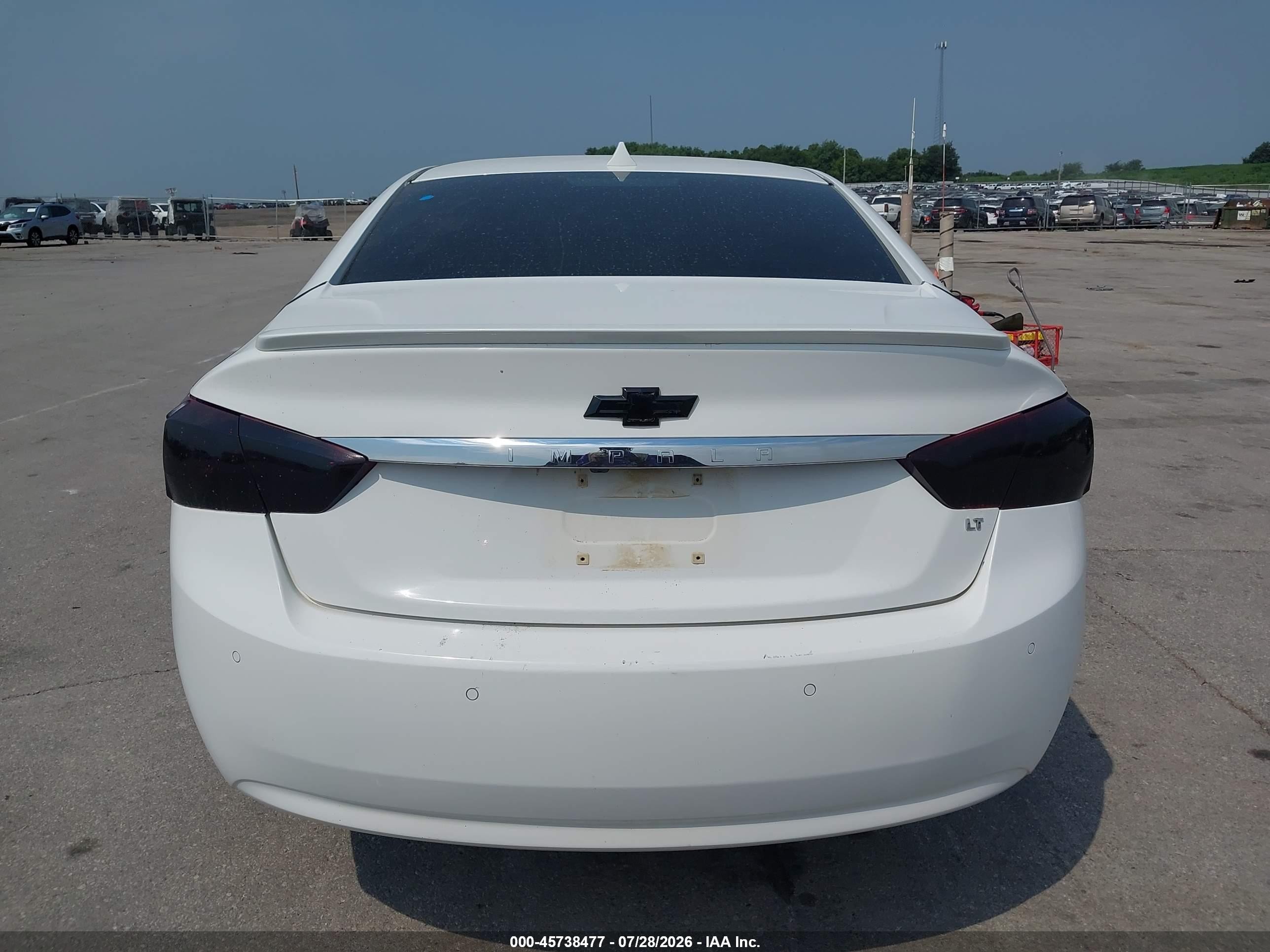 2014 Chevrolet Impala 2lt White vin: 1G1125S38EU100133