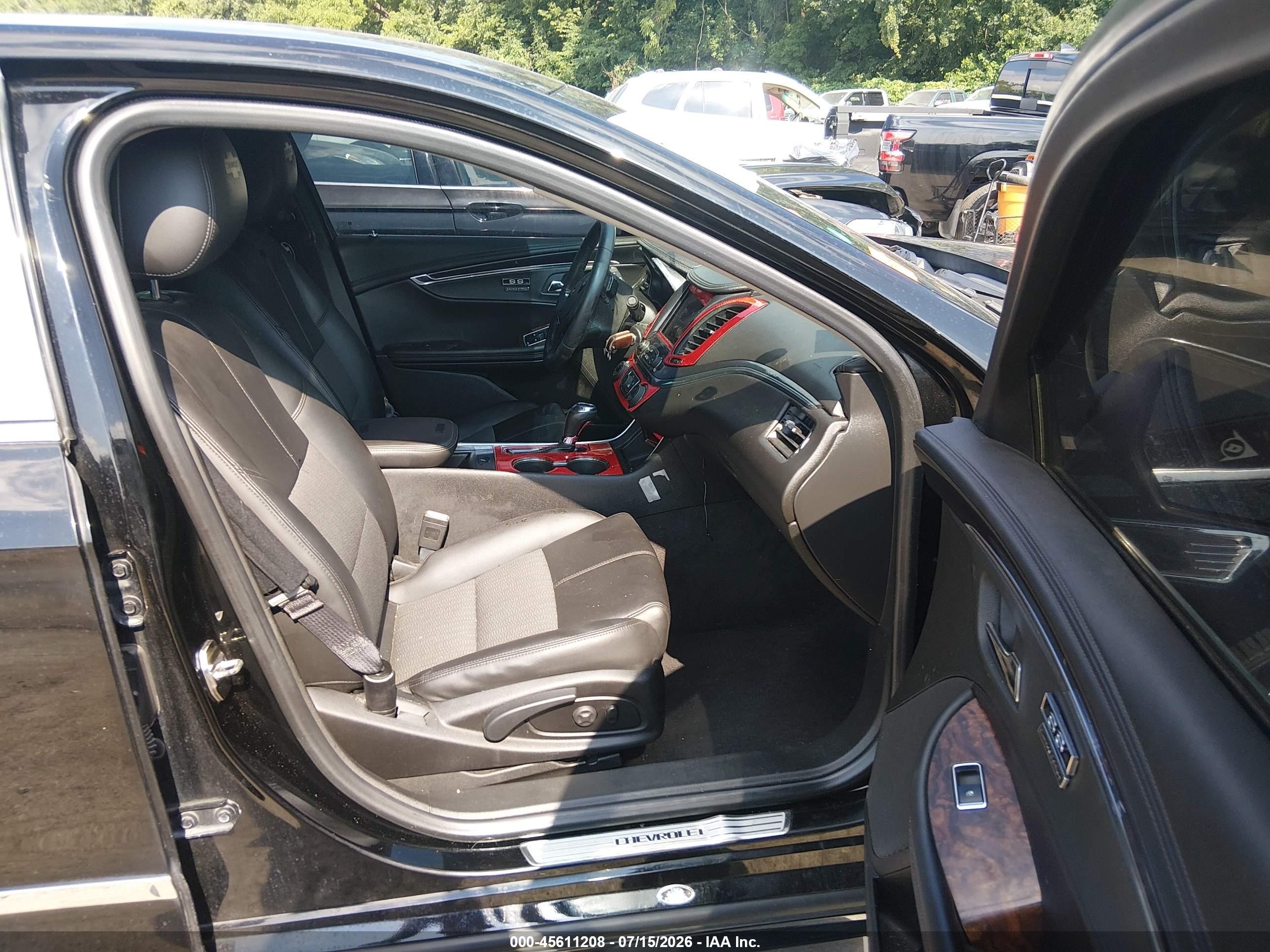 2014 Chevrolet Impala 2lt Черный vin: 1G1125S38EU130300