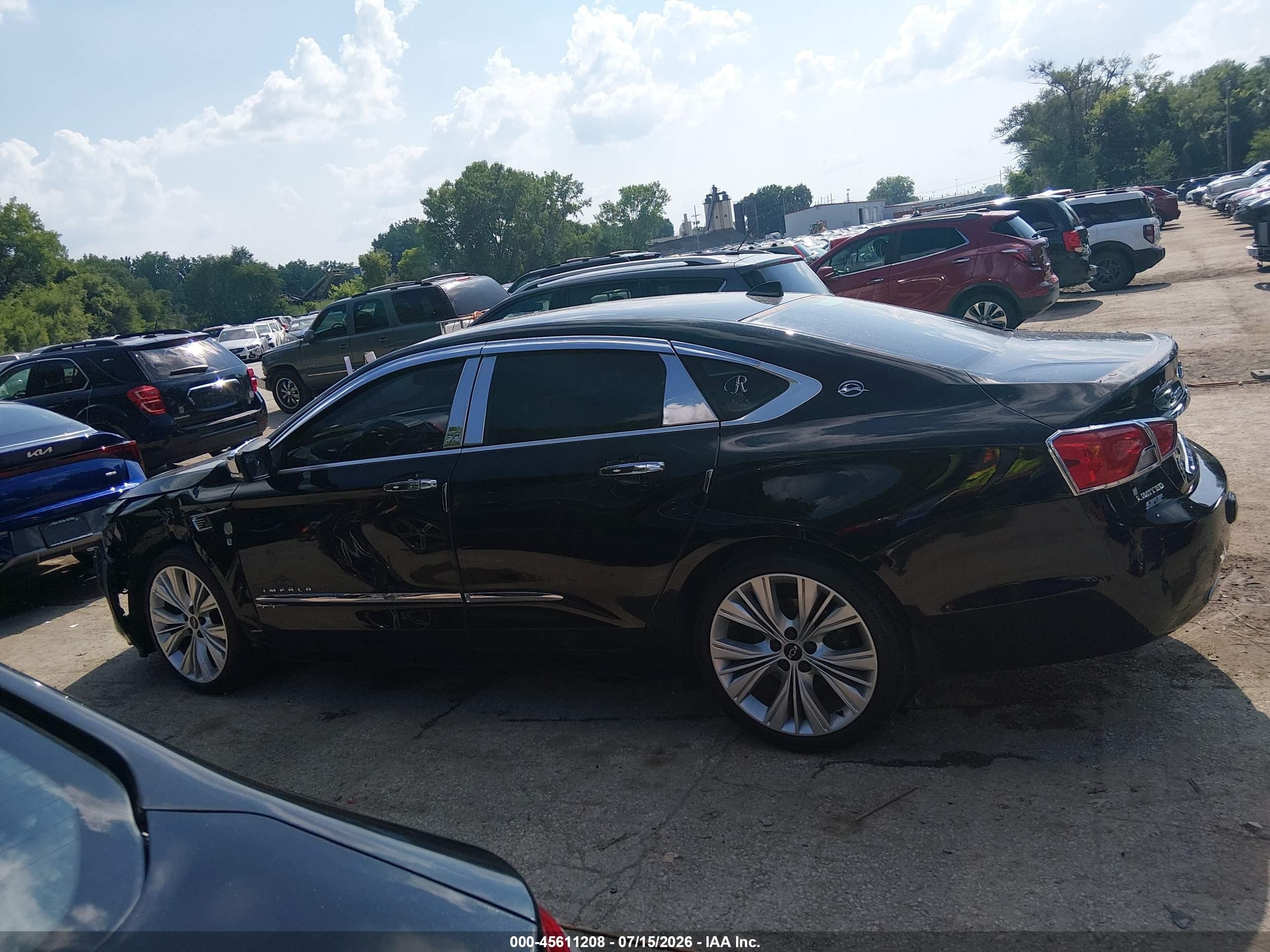 2014 Chevrolet Impala 2lt Черный vin: 1G1125S38EU130300