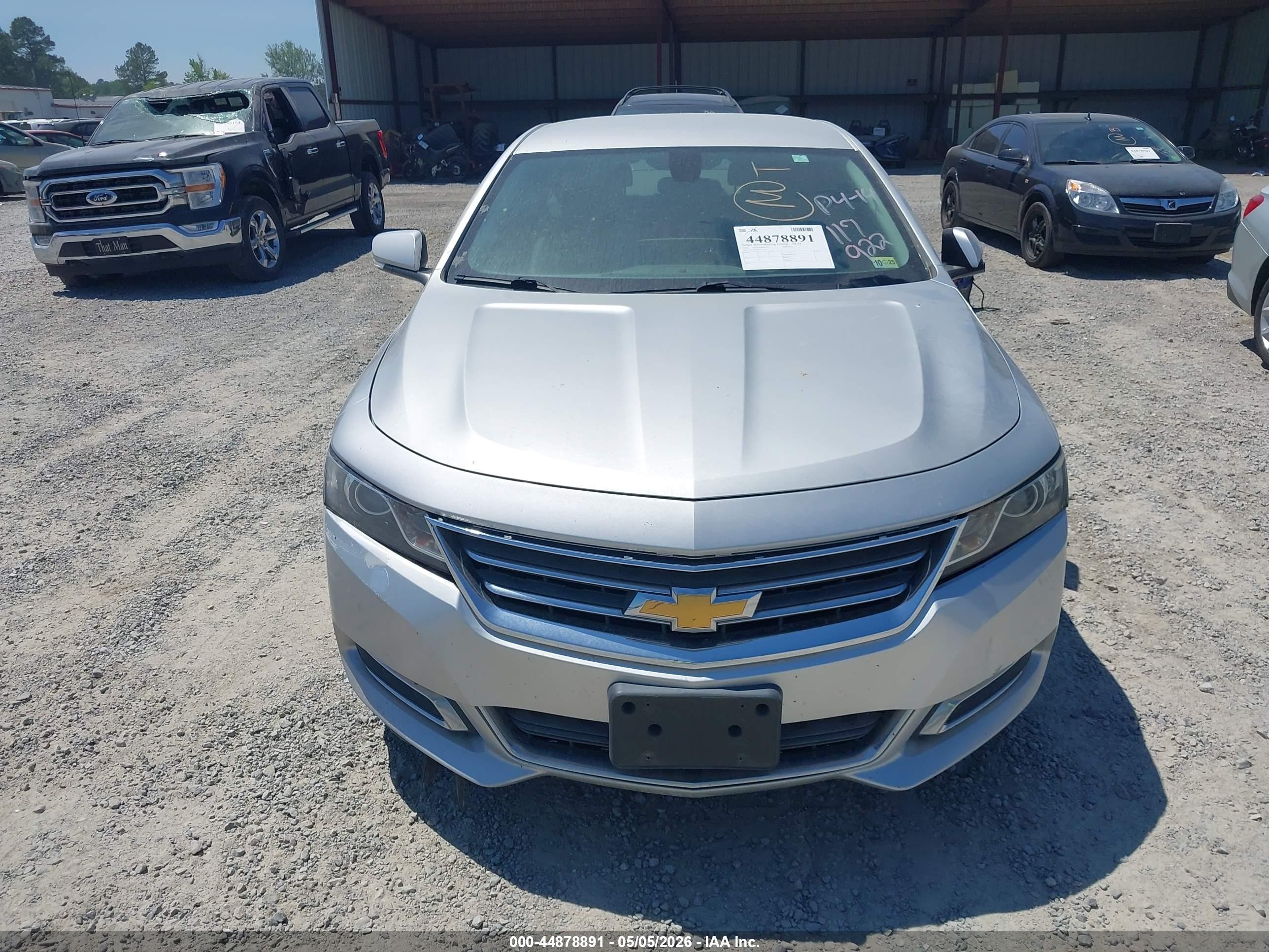 2015 Chevrolet Impala 2lt Серебряный vin: 1G1125S38FU117922