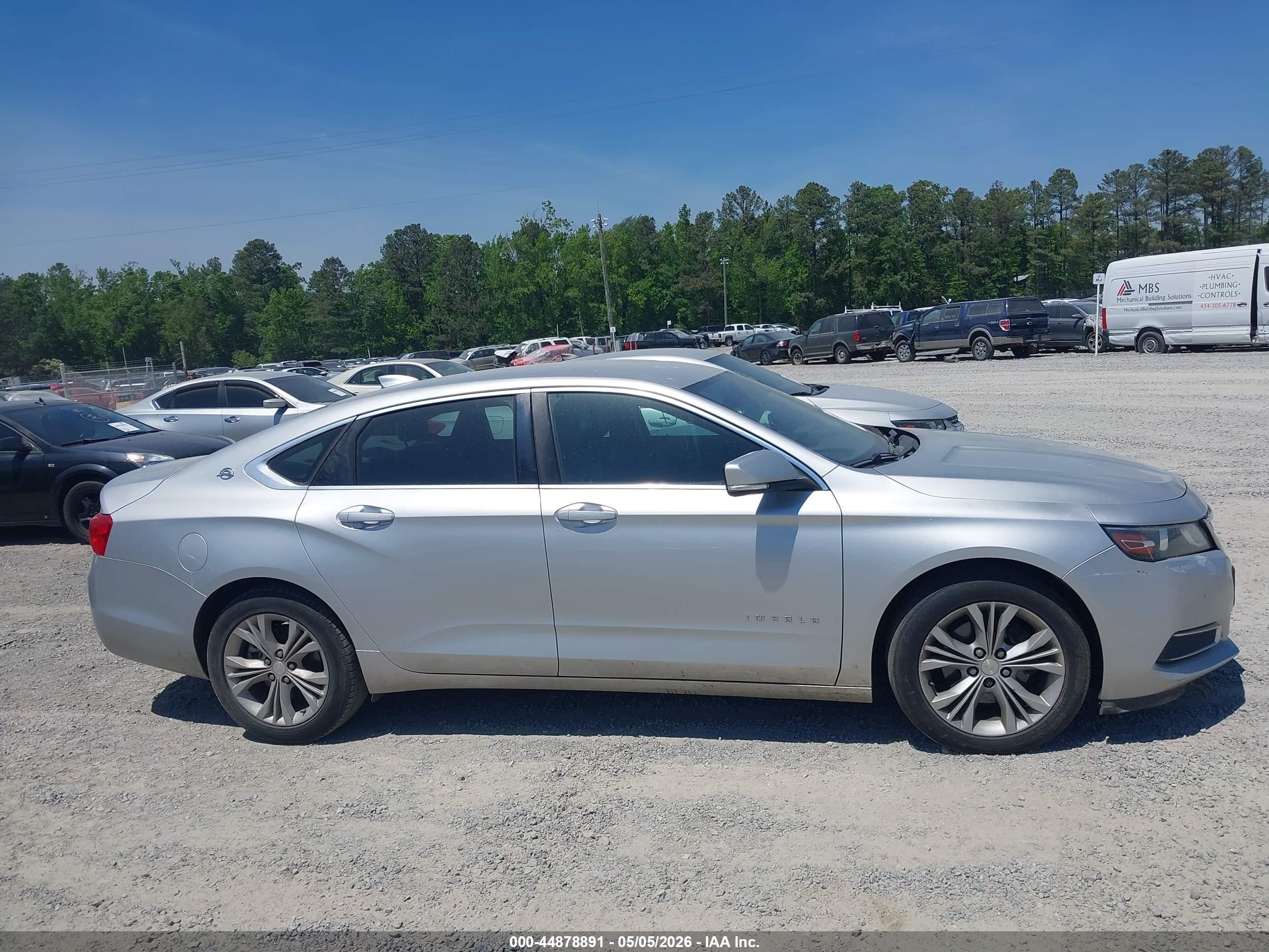 2015 Chevrolet Impala 2lt Серебряный vin: 1G1125S38FU117922