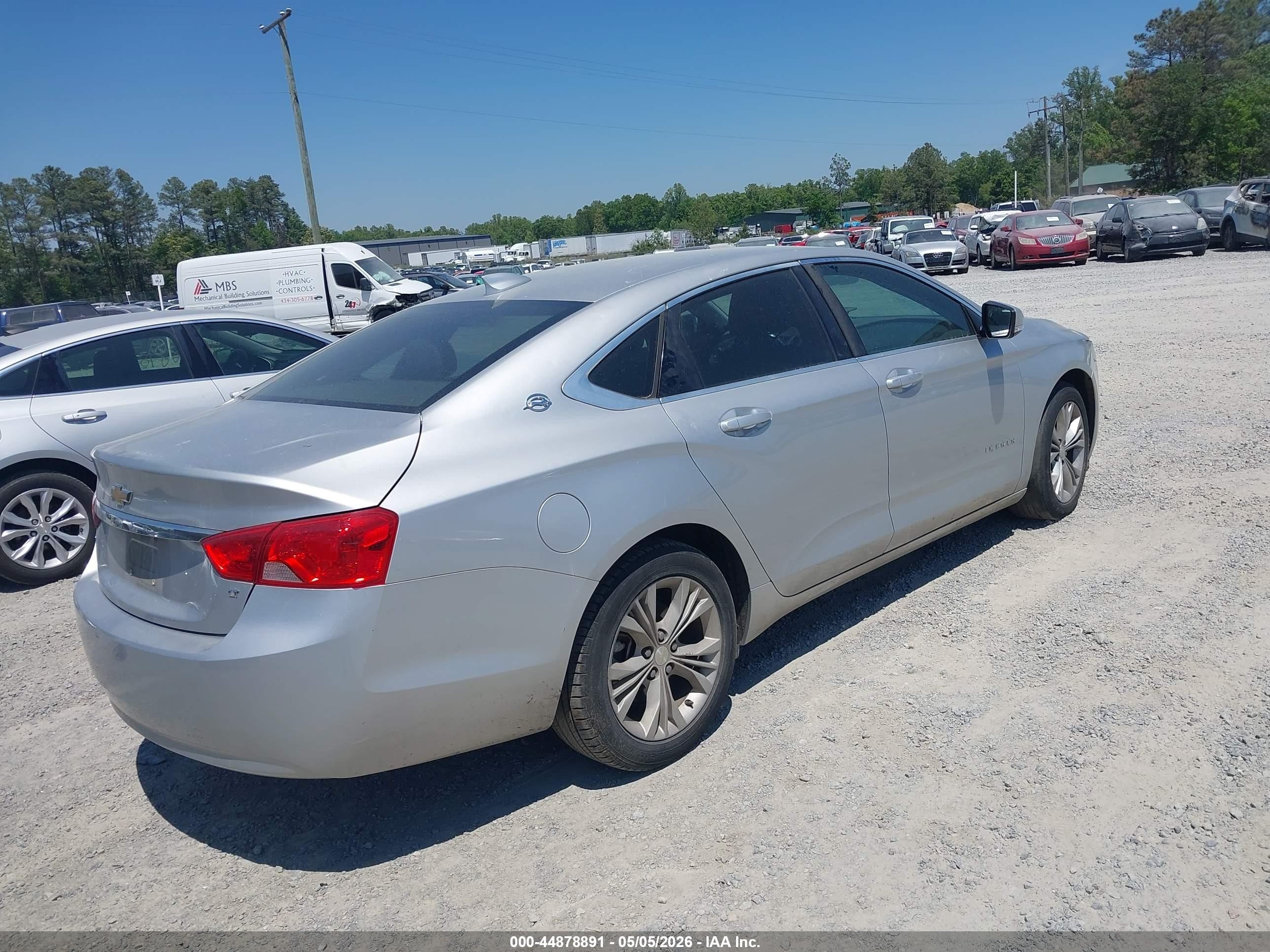2015 Chevrolet Impala 2lt Серебряный vin: 1G1125S38FU117922