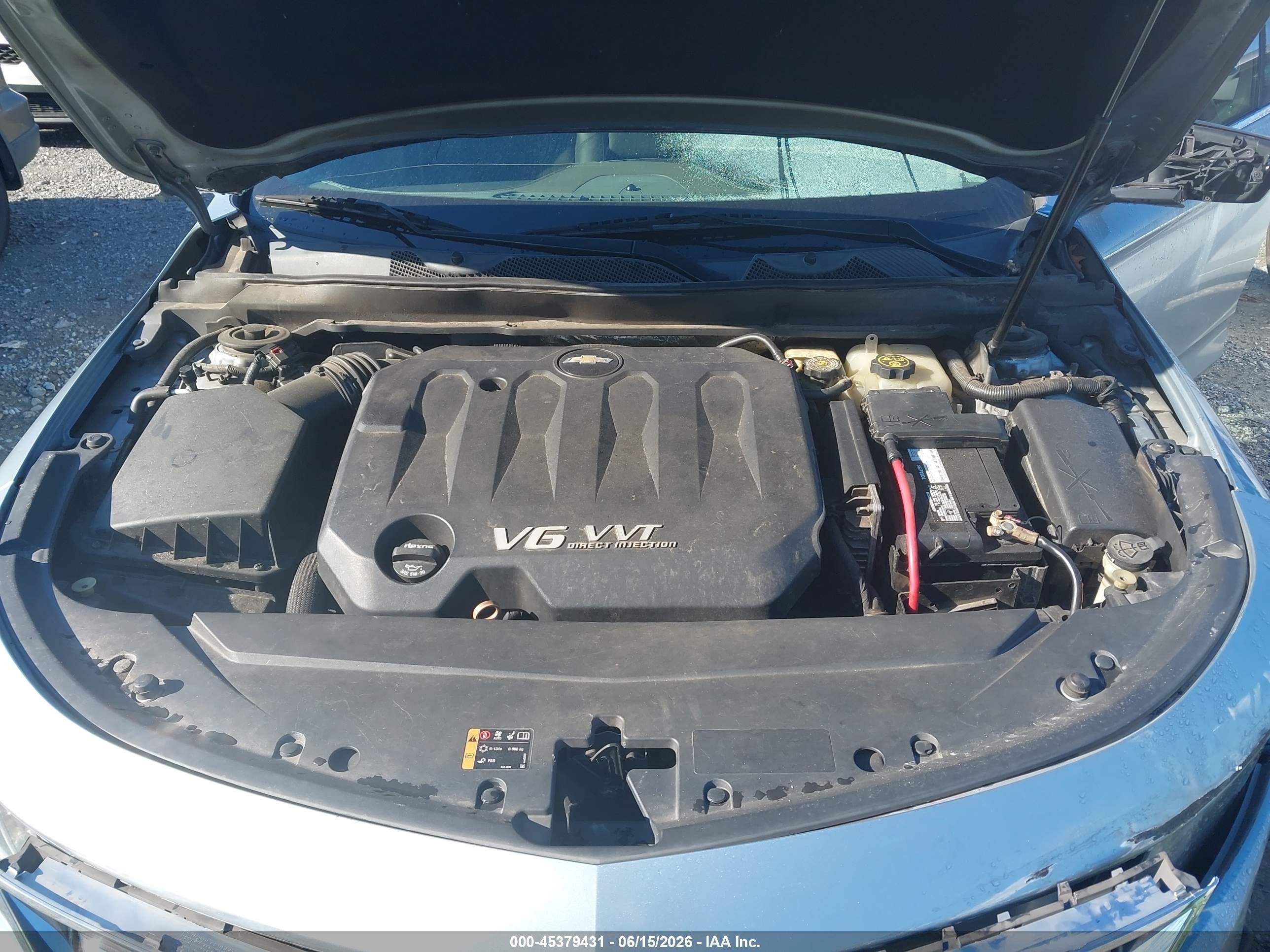 2015 Chevrolet Impala 2lt Silver vin: 1G1125S38FU121520