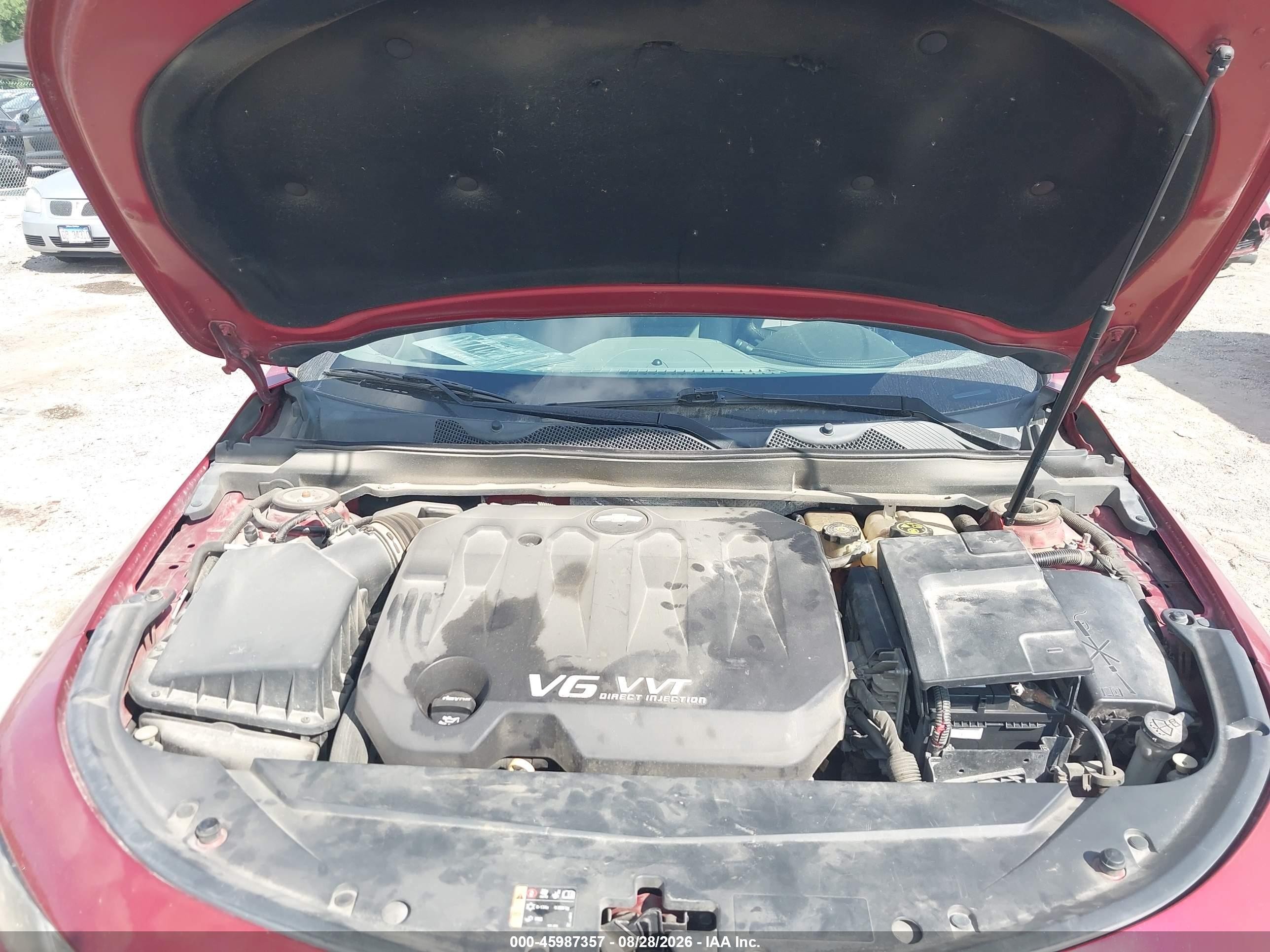 2015 Chevrolet Impala 2lt Красный vin: 1G1125S38FU122876