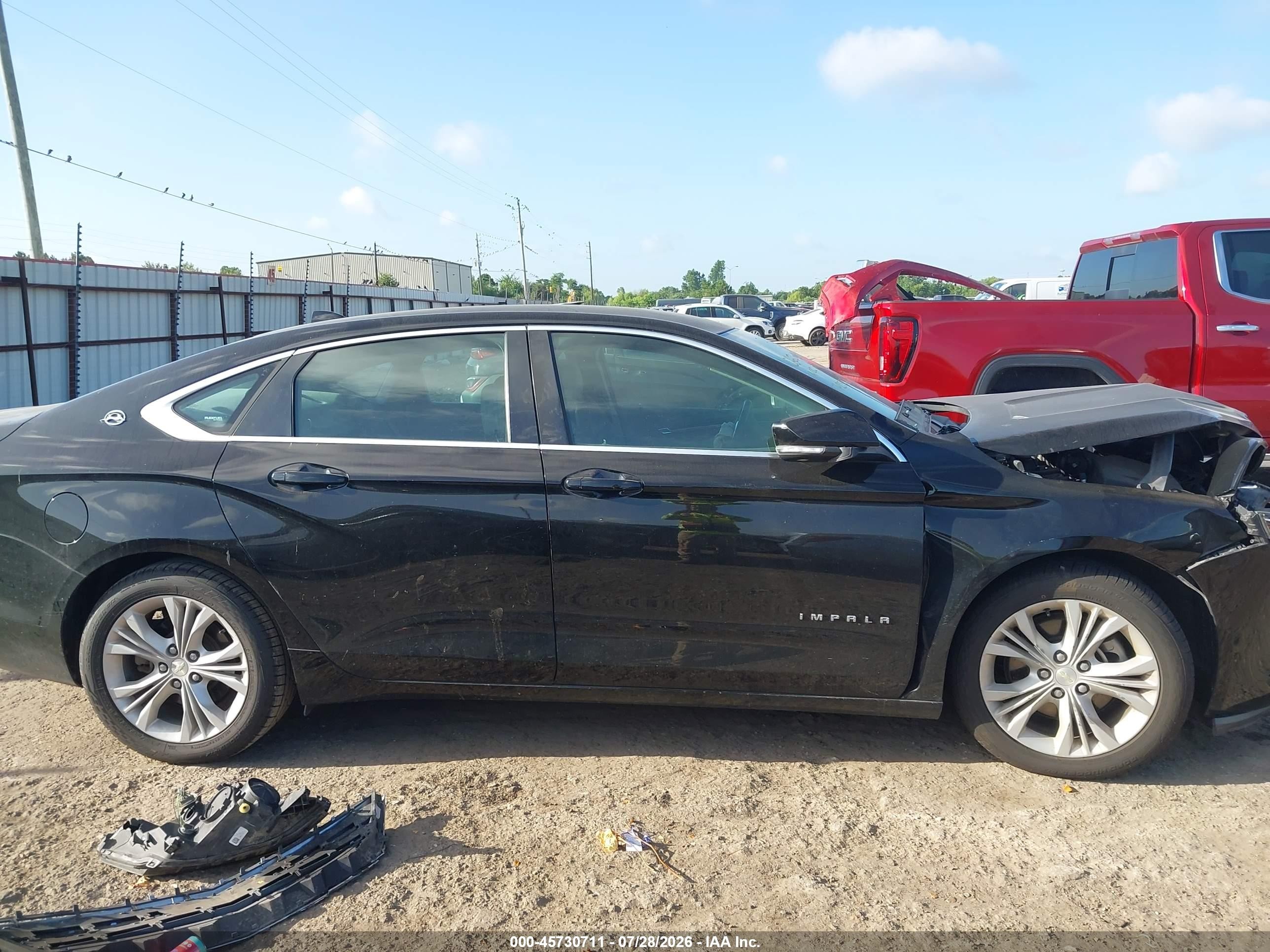 2014 Chevrolet Impala 2lt Black vin: 1G1125S39EU140995