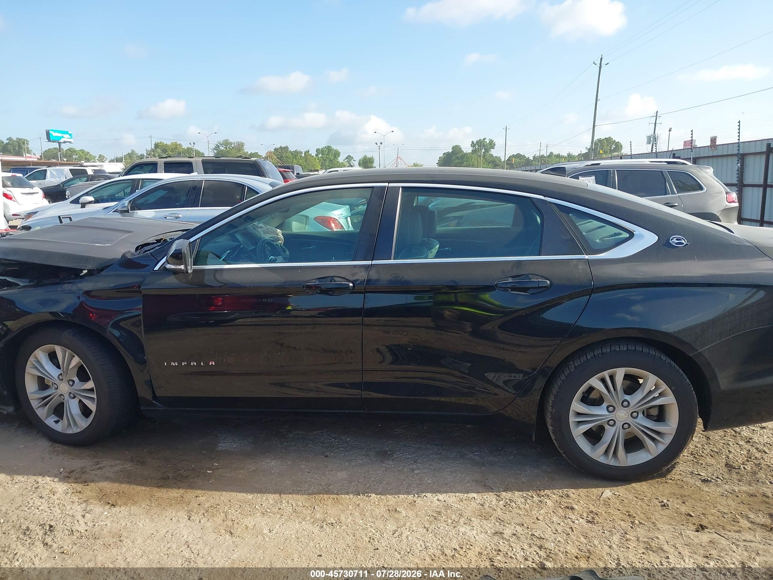 2014 Chevrolet Impala 2lt Black vin: 1G1125S39EU140995