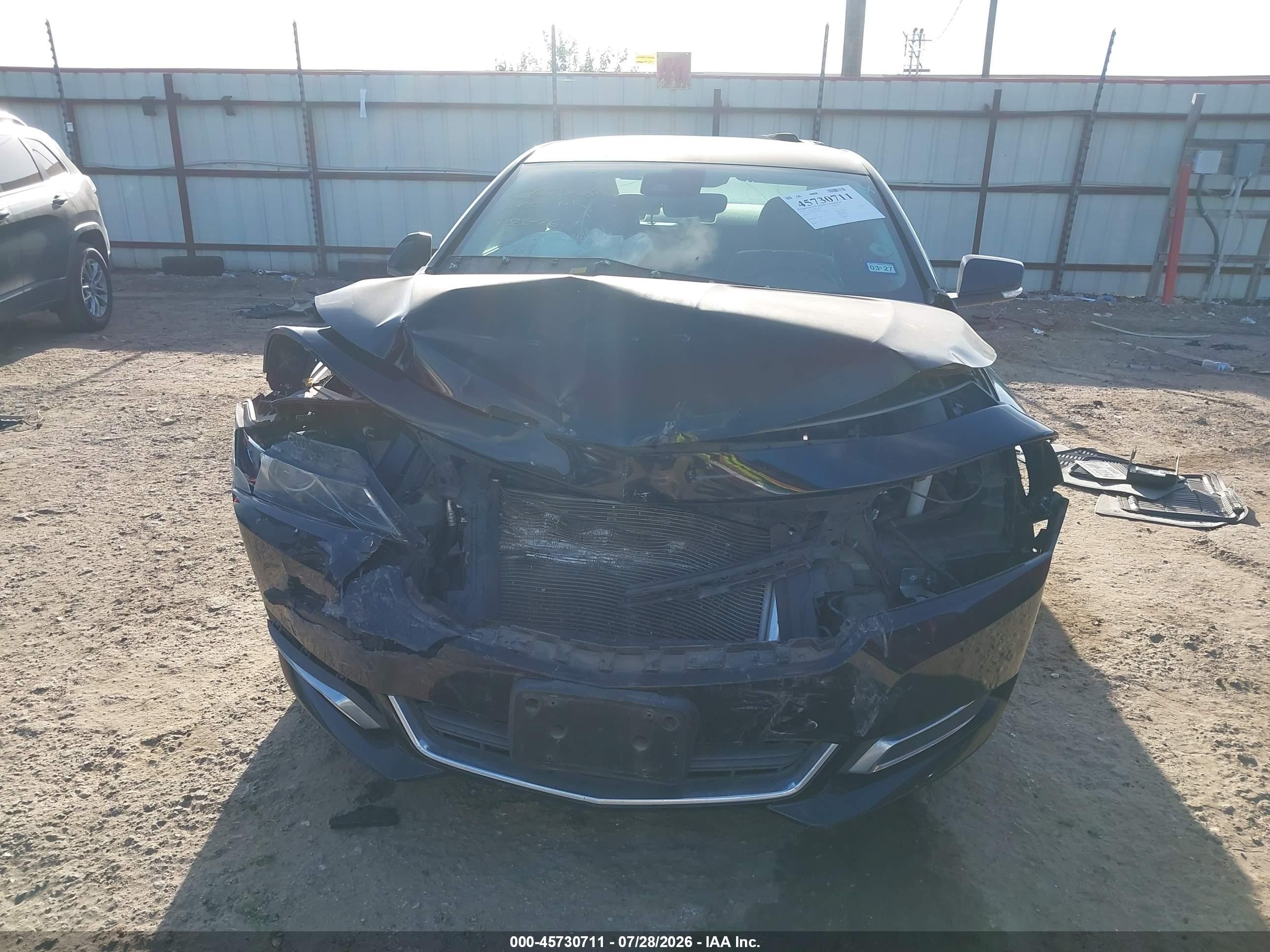 2014 Chevrolet Impala 2lt Black vin: 1G1125S39EU140995
