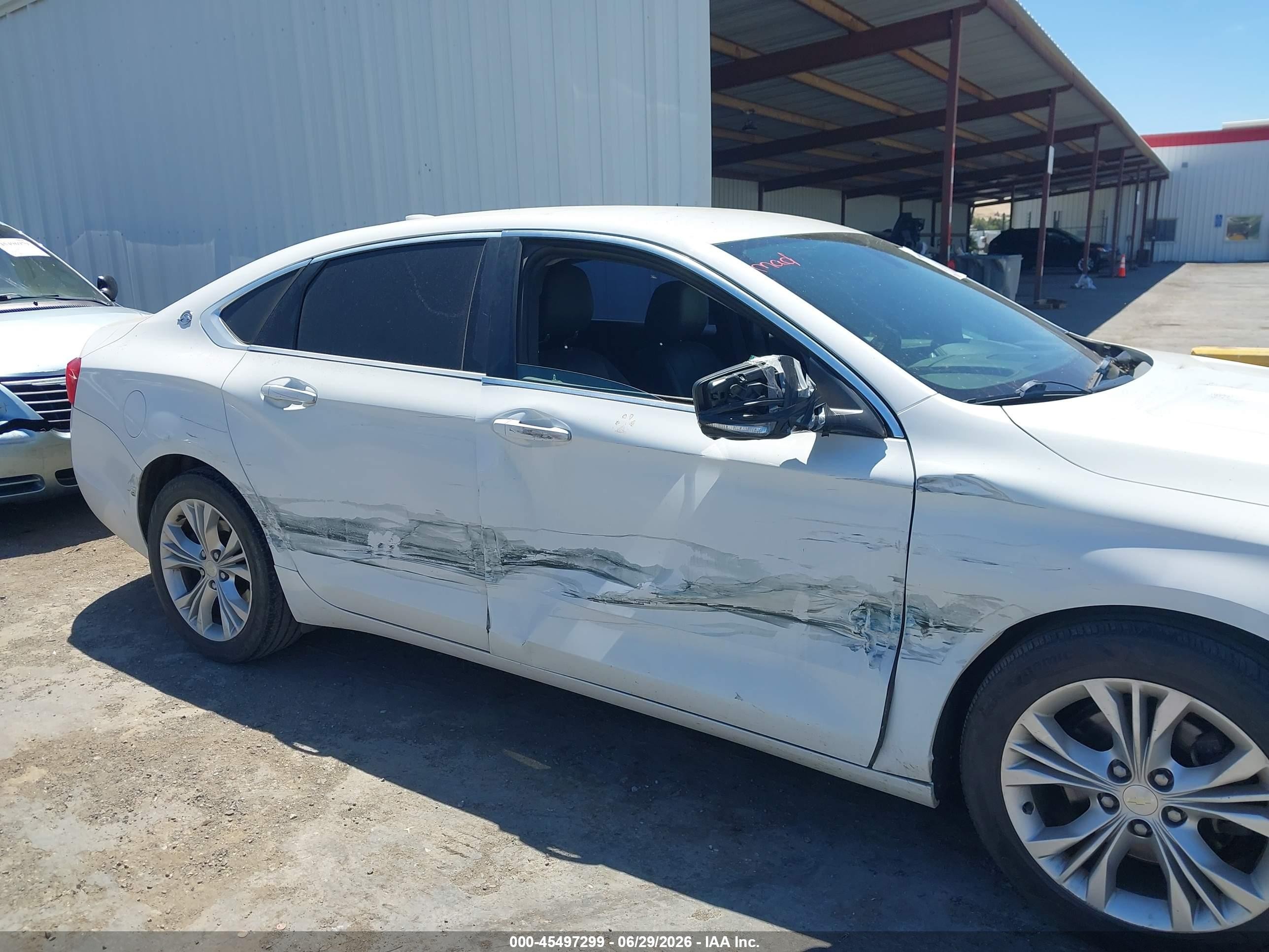 2015 Chevrolet Impala 2lt Белый vin: 1G1125S39FU100823