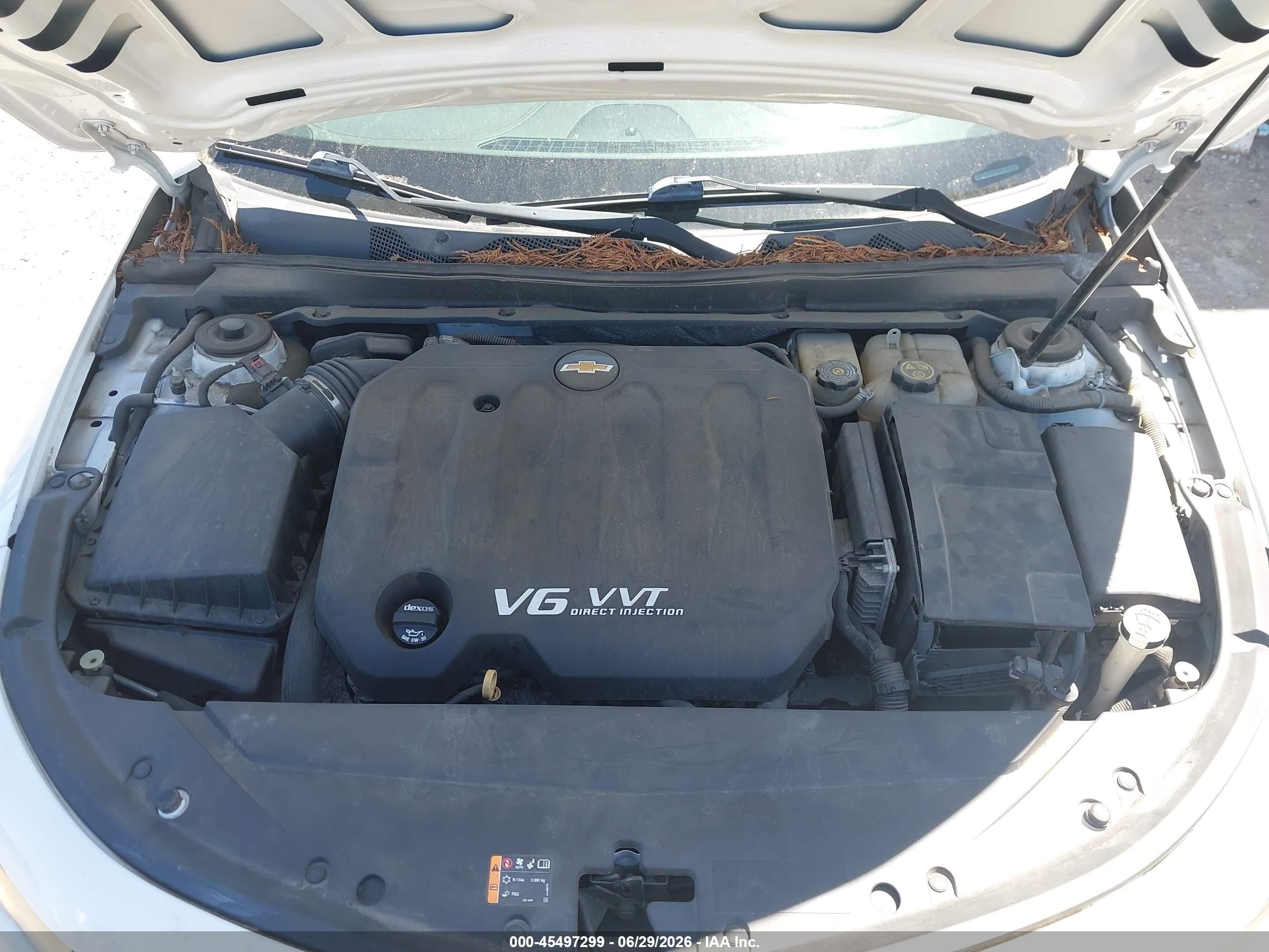 2015 Chevrolet Impala 2lt Белый vin: 1G1125S39FU100823