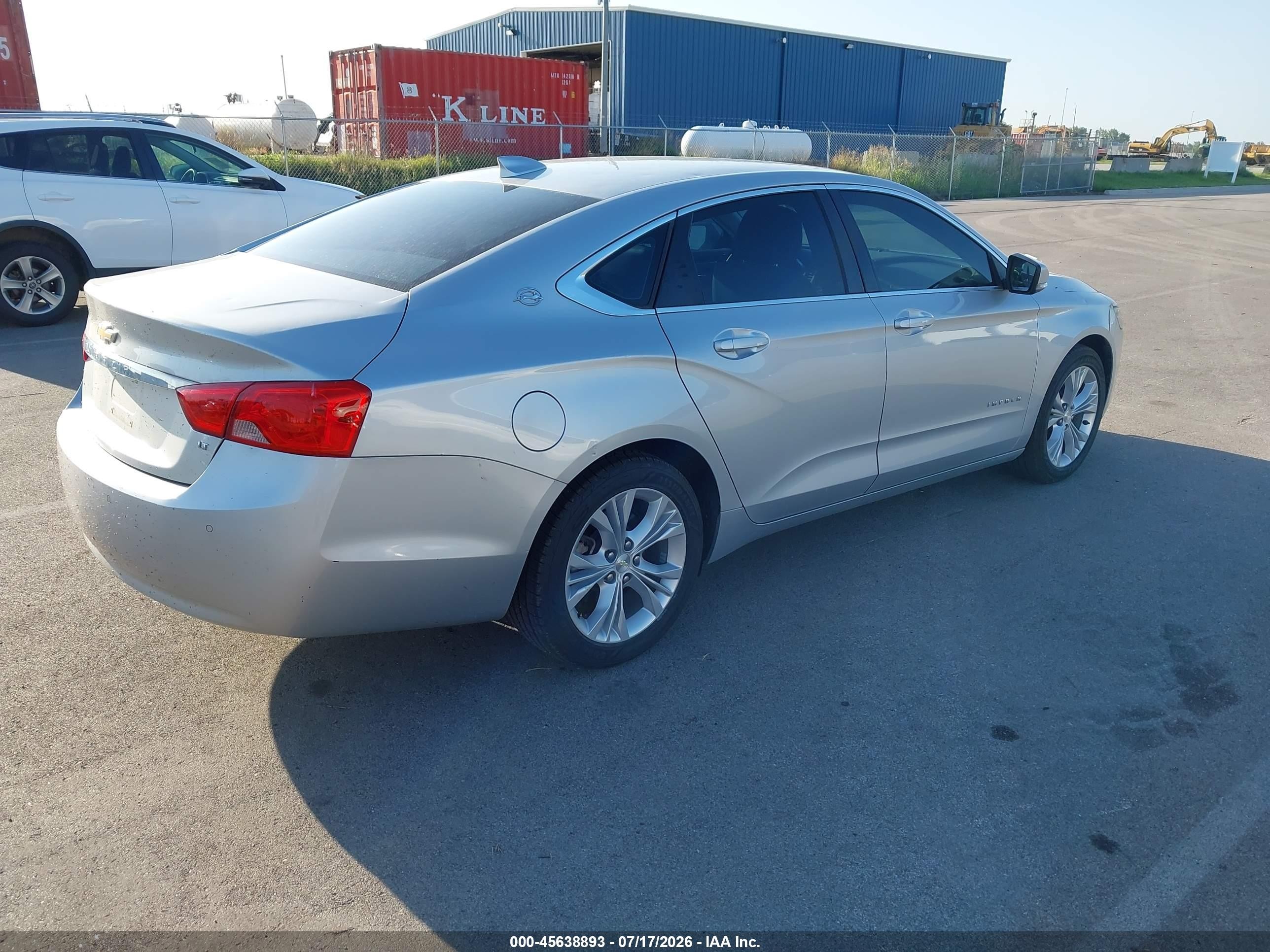 2015 Chevrolet Impala 2lt Silver vin: 1G1125S39FU131165