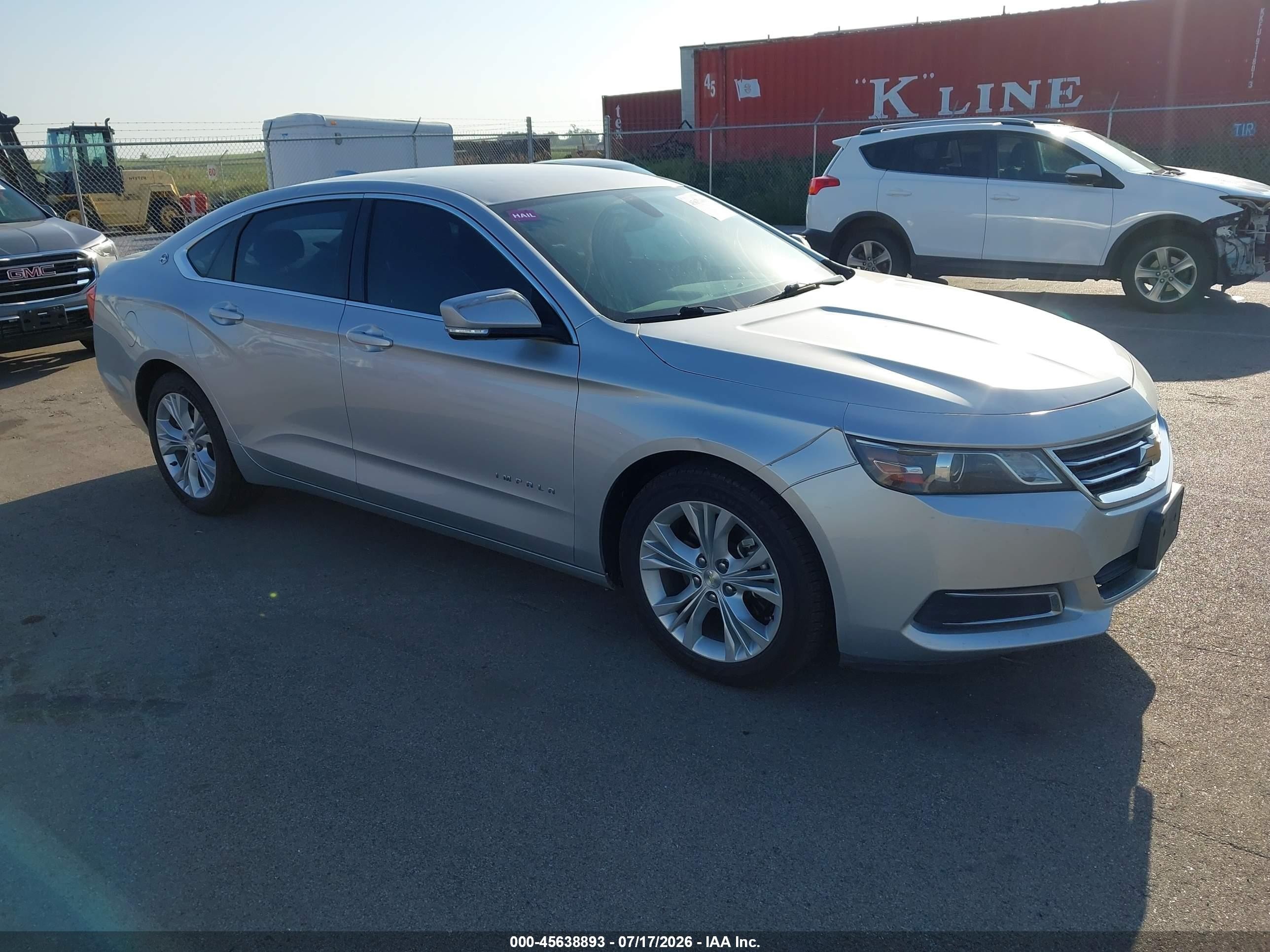 2015 Chevrolet Impala 2lt Silver vin: 1G1125S39FU131165