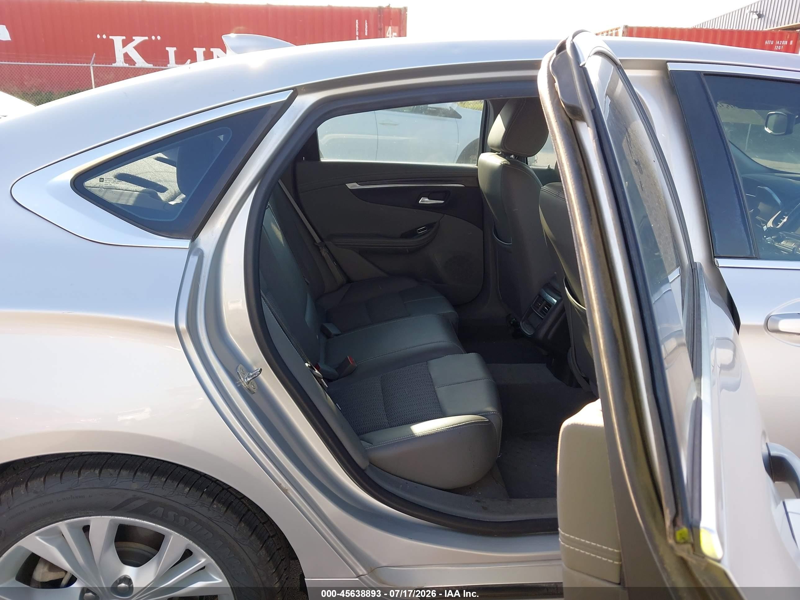 2015 Chevrolet Impala 2lt Silver vin: 1G1125S39FU131165