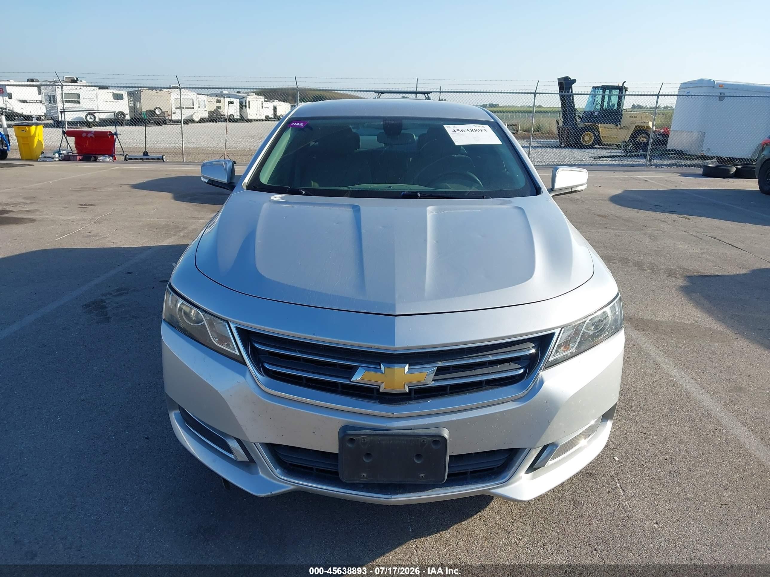 2015 Chevrolet Impala 2lt Silver vin: 1G1125S39FU131165