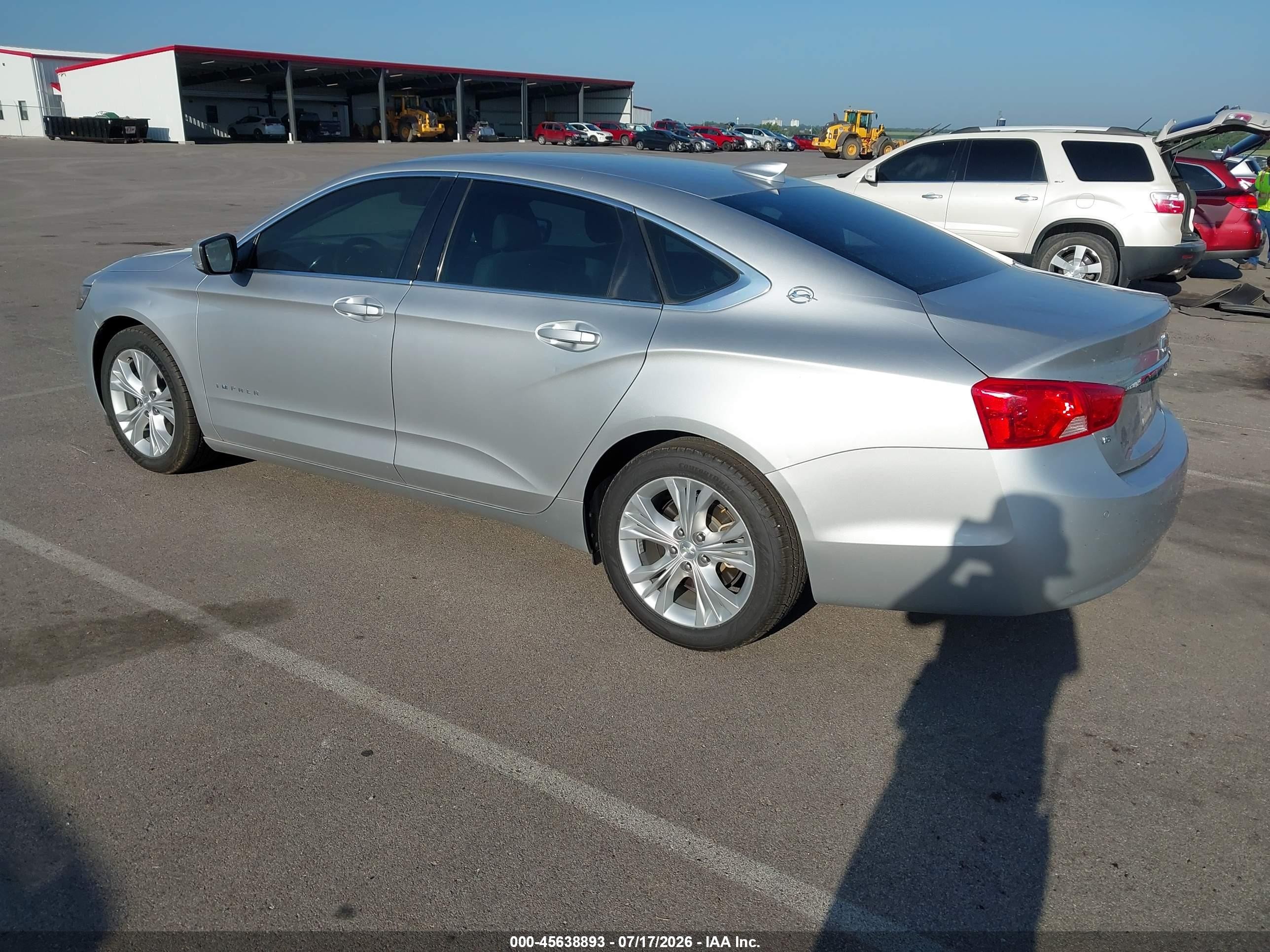 2015 Chevrolet Impala 2lt Silver vin: 1G1125S39FU131165