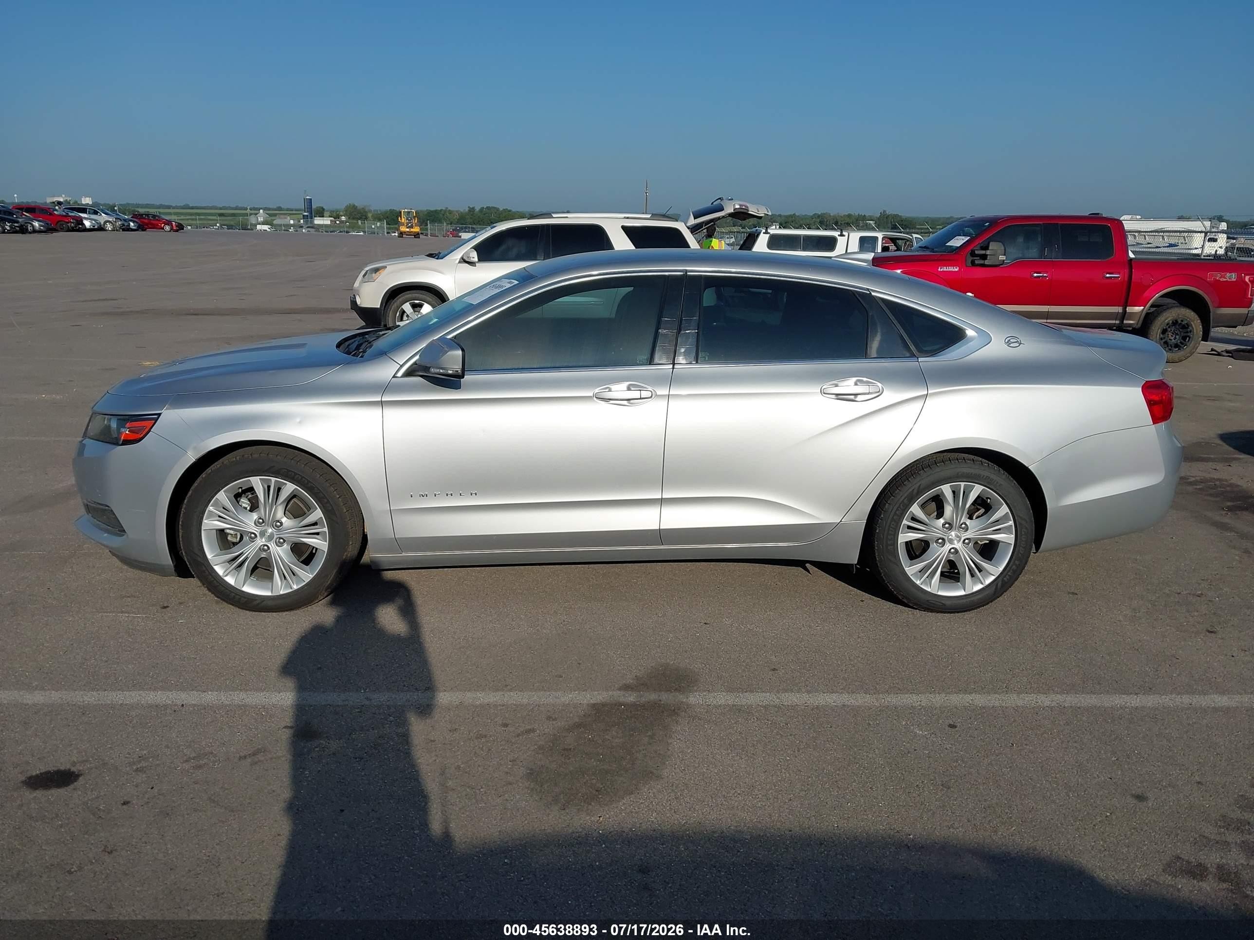2015 Chevrolet Impala 2lt Silver vin: 1G1125S39FU131165