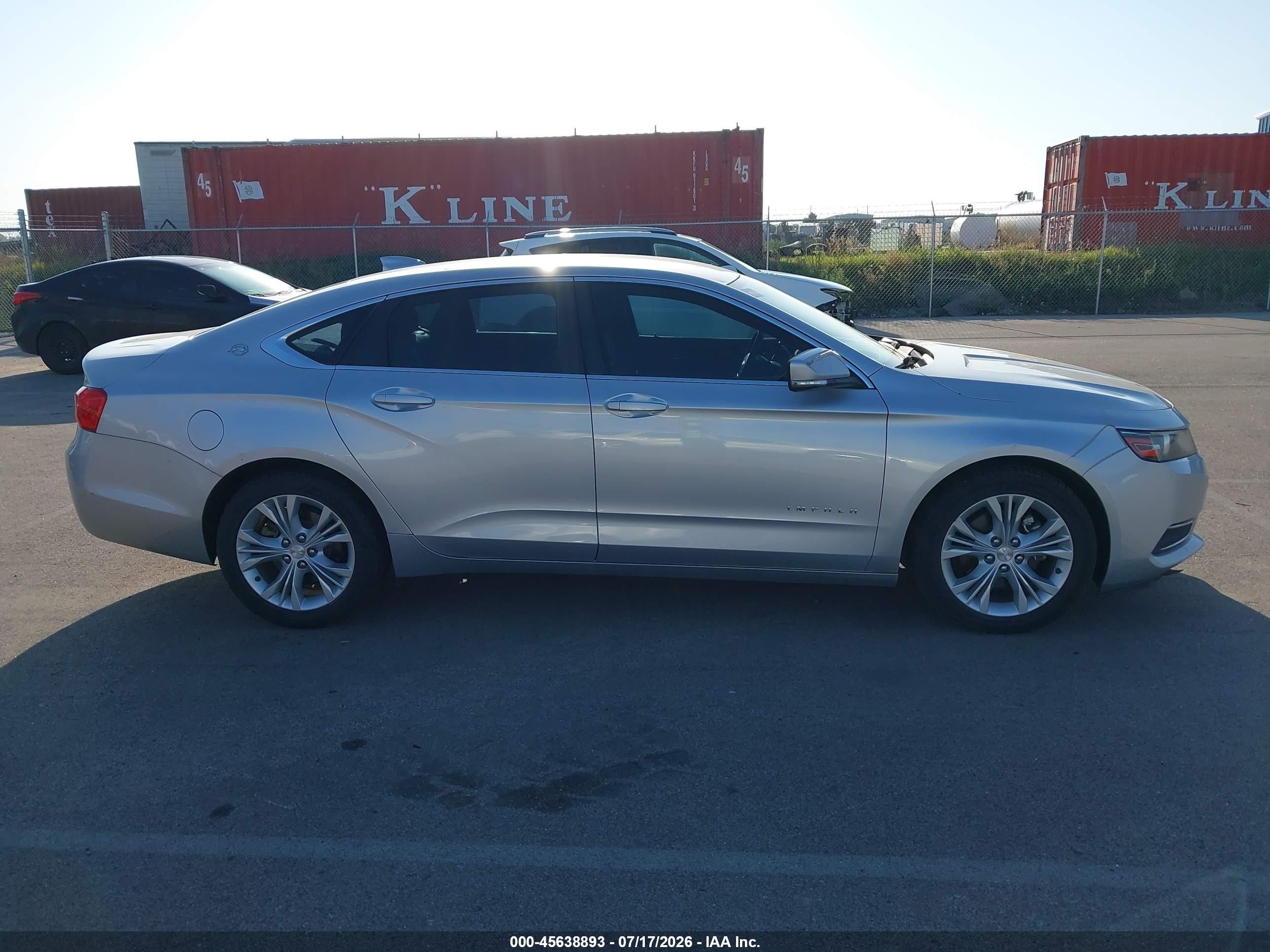 2015 Chevrolet Impala 2lt Silver vin: 1G1125S39FU131165