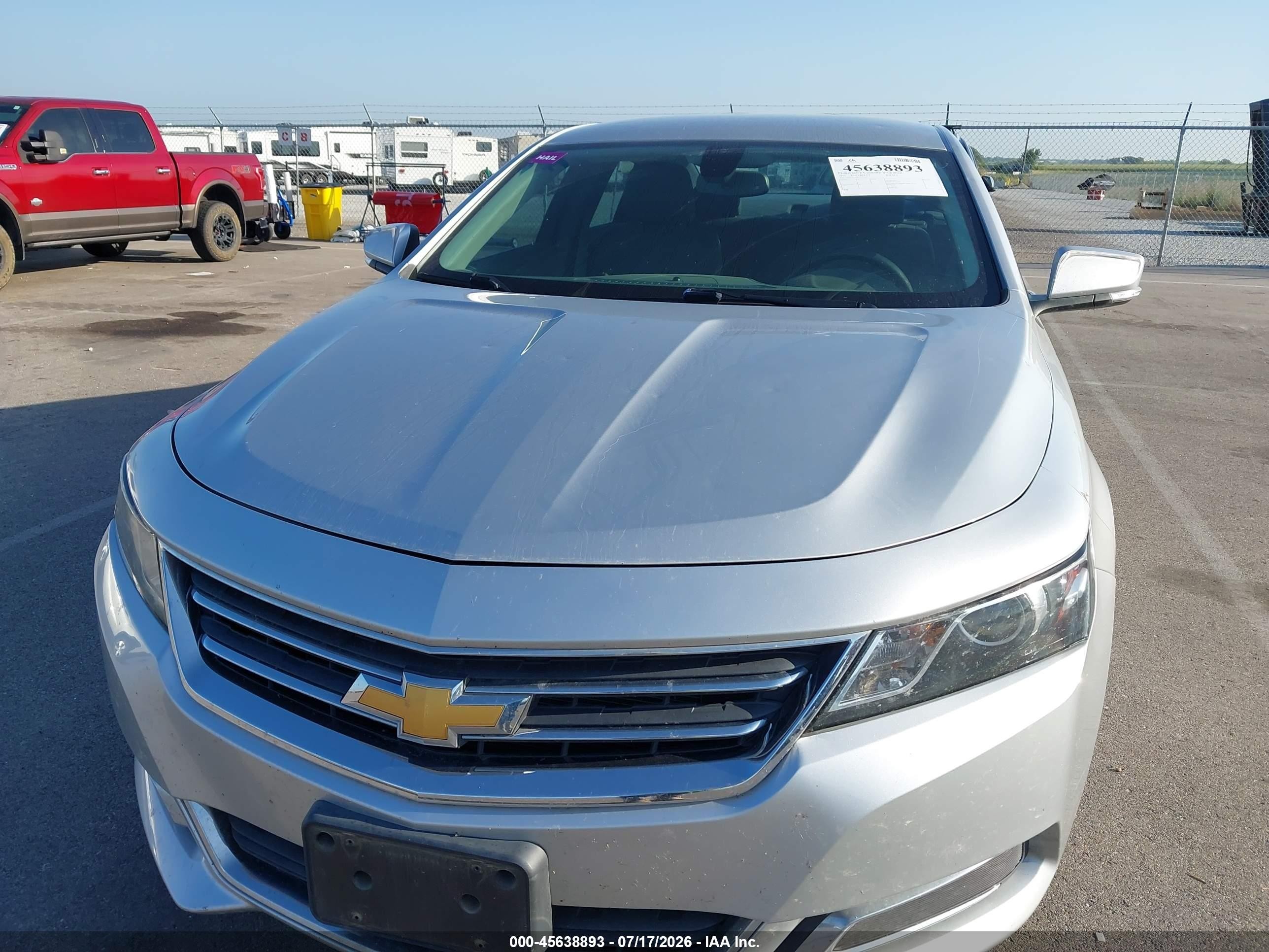 2015 Chevrolet Impala 2lt Silver vin: 1G1125S39FU131165