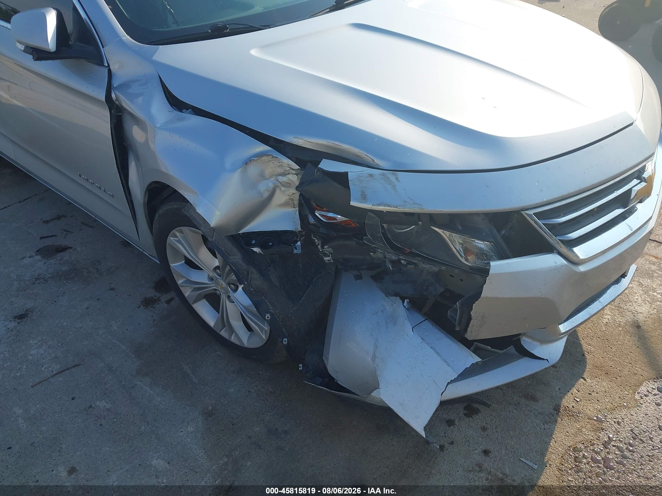 2014 Chevrolet Impala 2lt Серебряный vin: 1G1125S3XEU170278