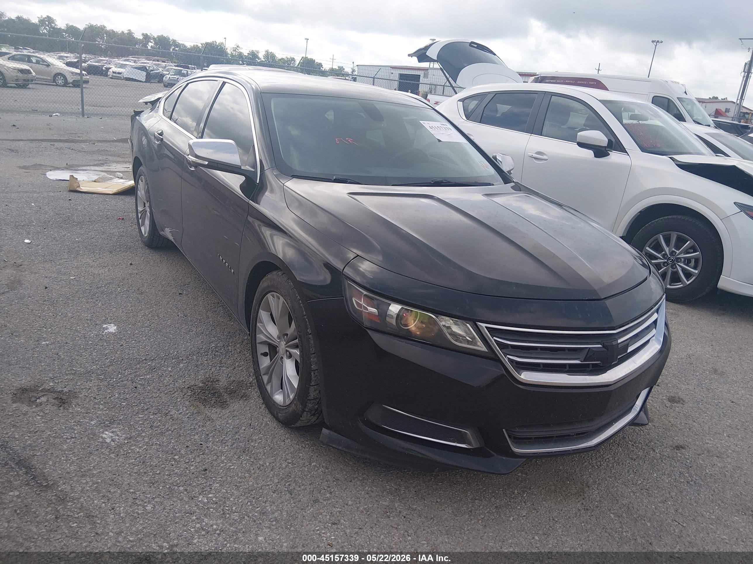 2015 Chevrolet Impala 2lt Black vin: 1G1125S3XFU133944