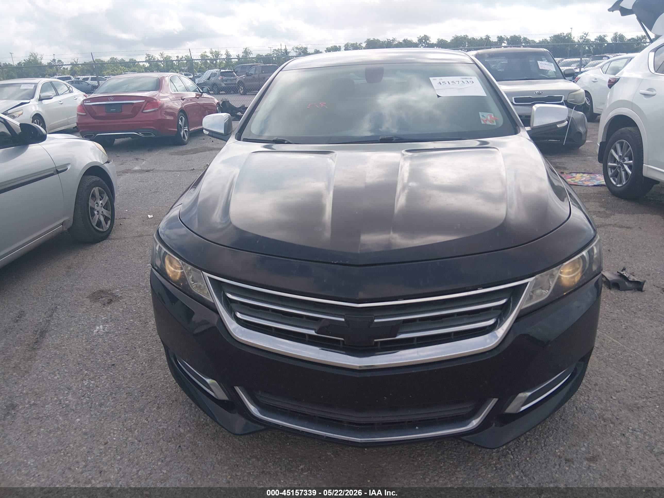2015 Chevrolet Impala 2lt Black vin: 1G1125S3XFU133944