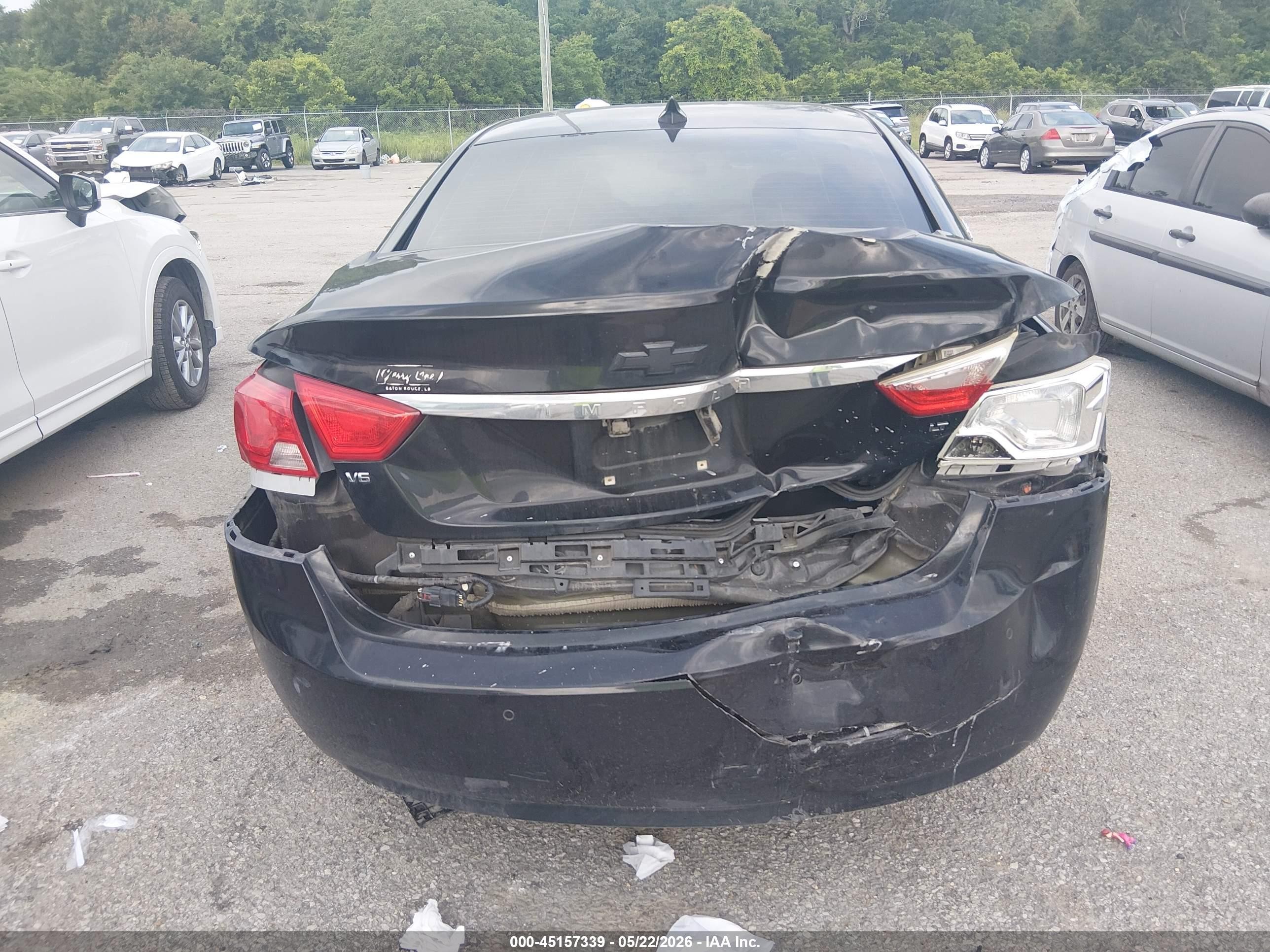 2015 Chevrolet Impala 2lt Black vin: 1G1125S3XFU133944