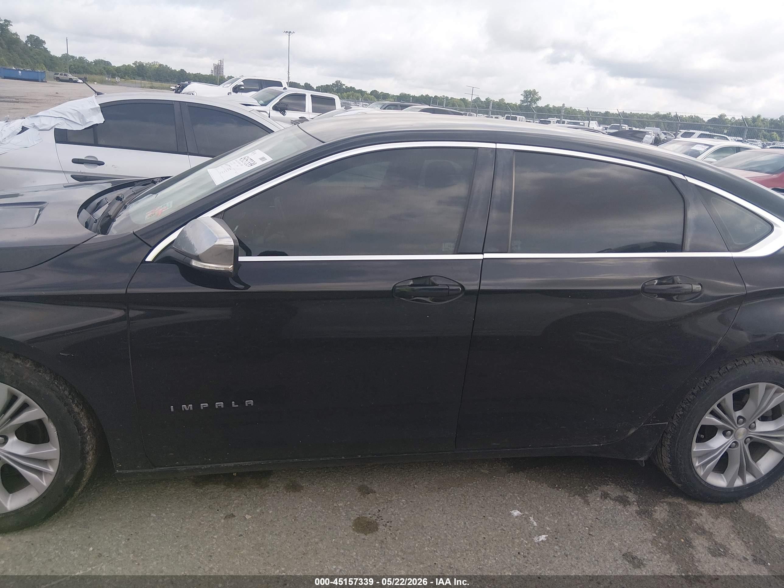 2015 Chevrolet Impala 2lt Black vin: 1G1125S3XFU133944