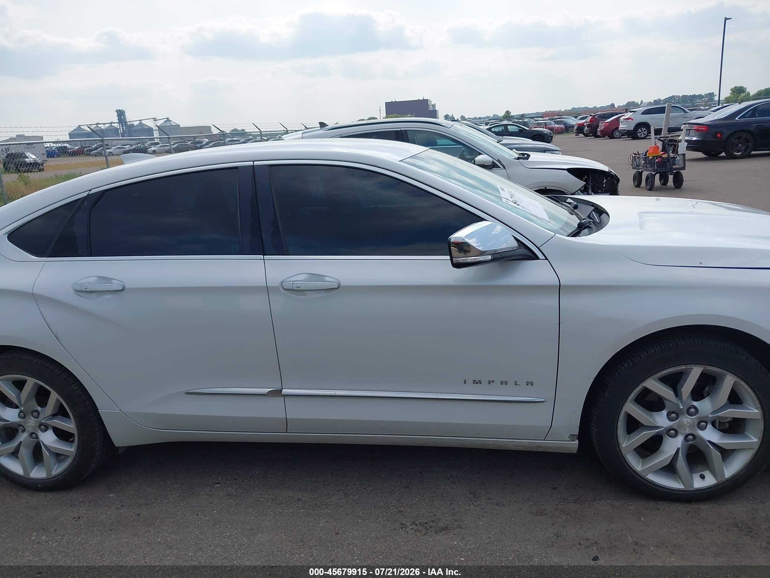 2017 Chevrolet Impala 2lz White vin: 1G1145S31HU151228