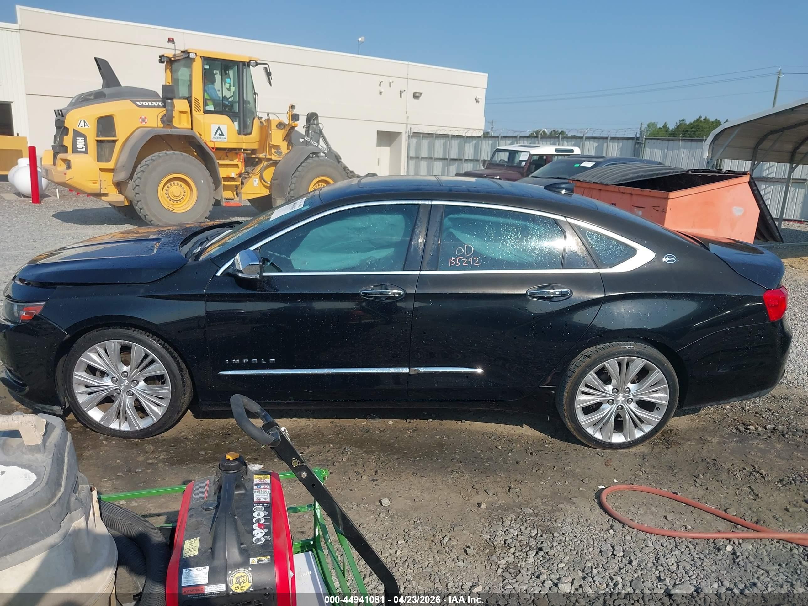 2016 Chevrolet Impala 2lz Black vin: 1G1145S35GU132874